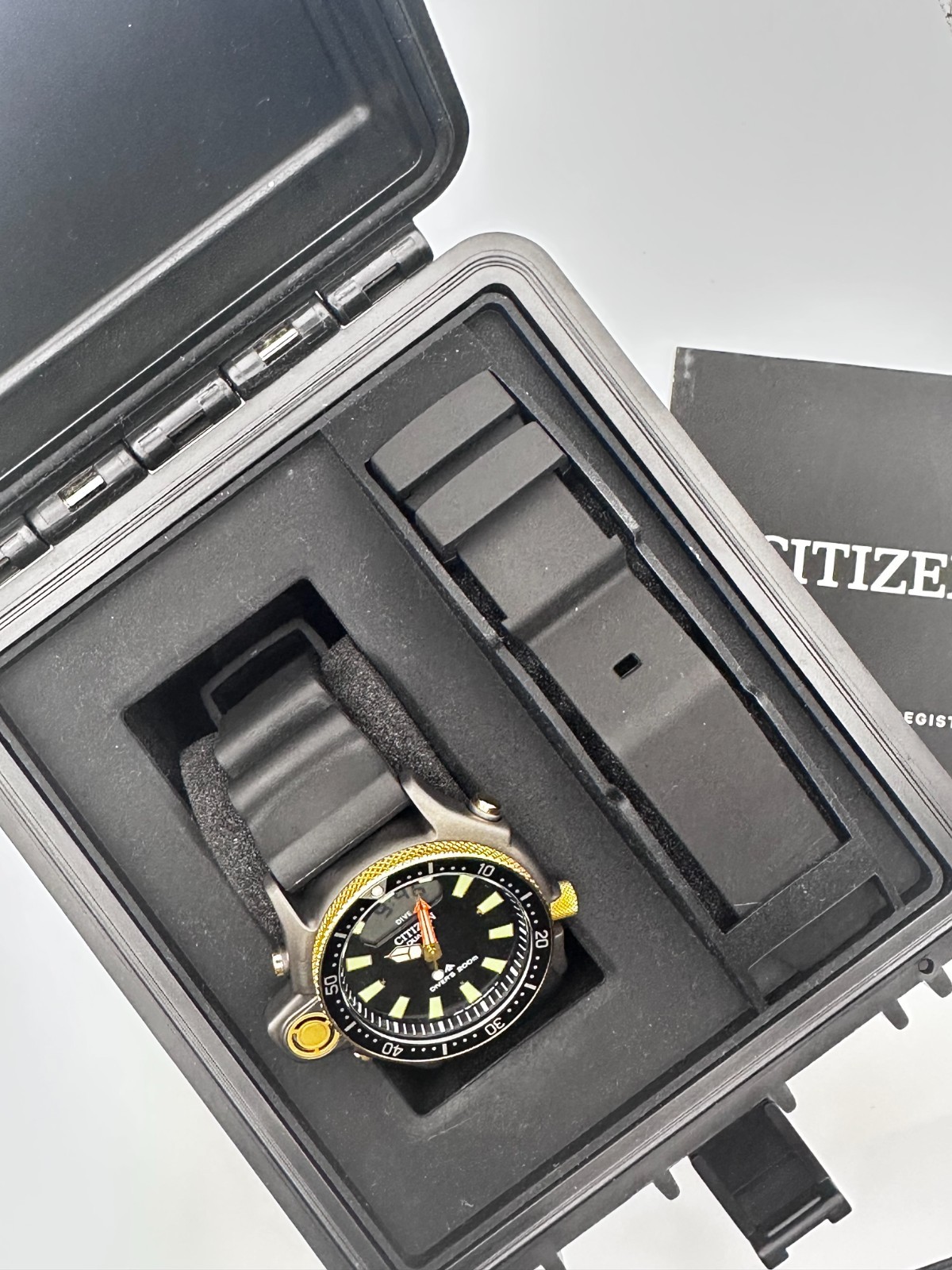 CITIZEN AQUALAND JP2008-06E 40th Anniversary Limited Edition FULL SET