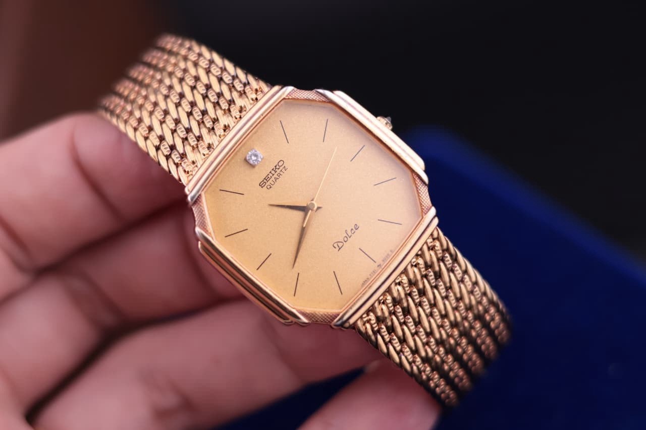 Vtg 1985 Seiko Dolce 7731-5000 Unisex Watch [Near Mint]