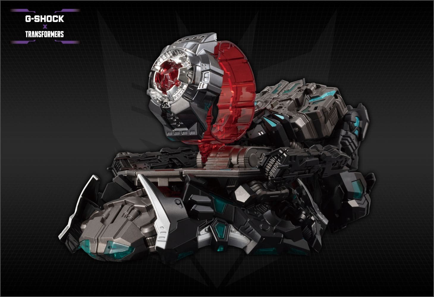 G-SHOCK × TRANSFORMERS Master Nemesis Prime Resonant Mode DW5600TF19-1JR