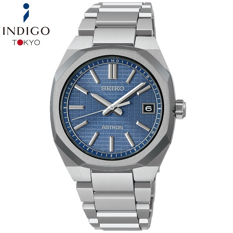 Seiko Astron SBXY101 Quartz Blue Dial 36mm Watch