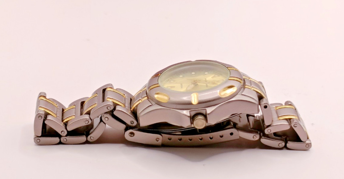 Vintage STERN & LEMANN 18ct Electroplated Imperial Quartz Watch-VGC/Working