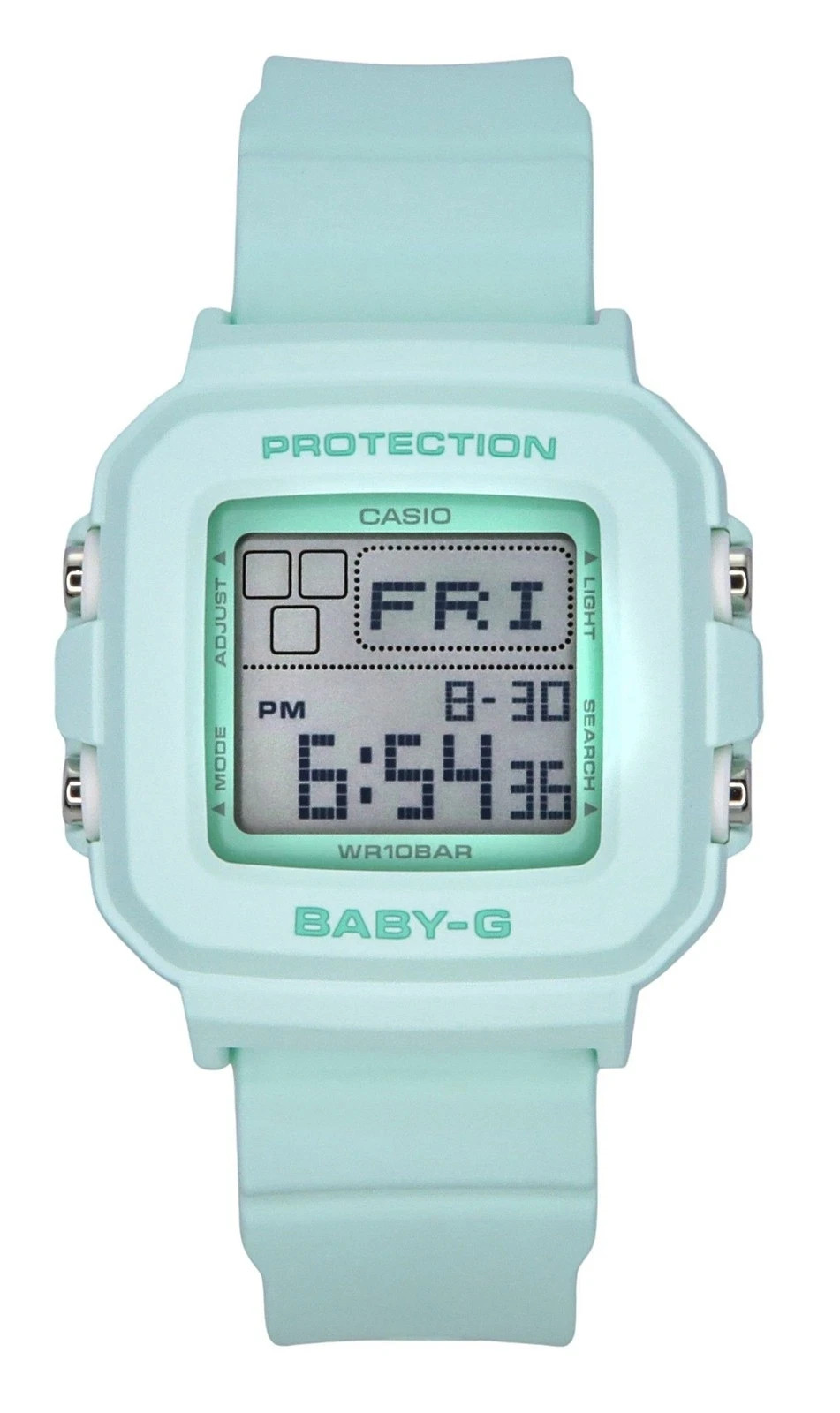 Casio Baby-G BGD-10-3 Green Digital Women’s Watch Shock Resistant 100M New