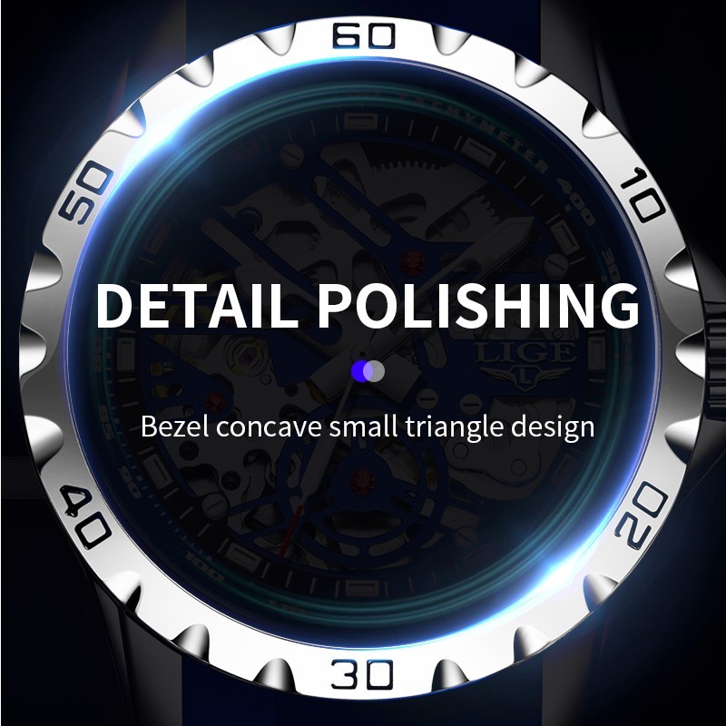 Military Men Watch Watch Automatic Mechanical Luminous Sports Luxury Wristwatch