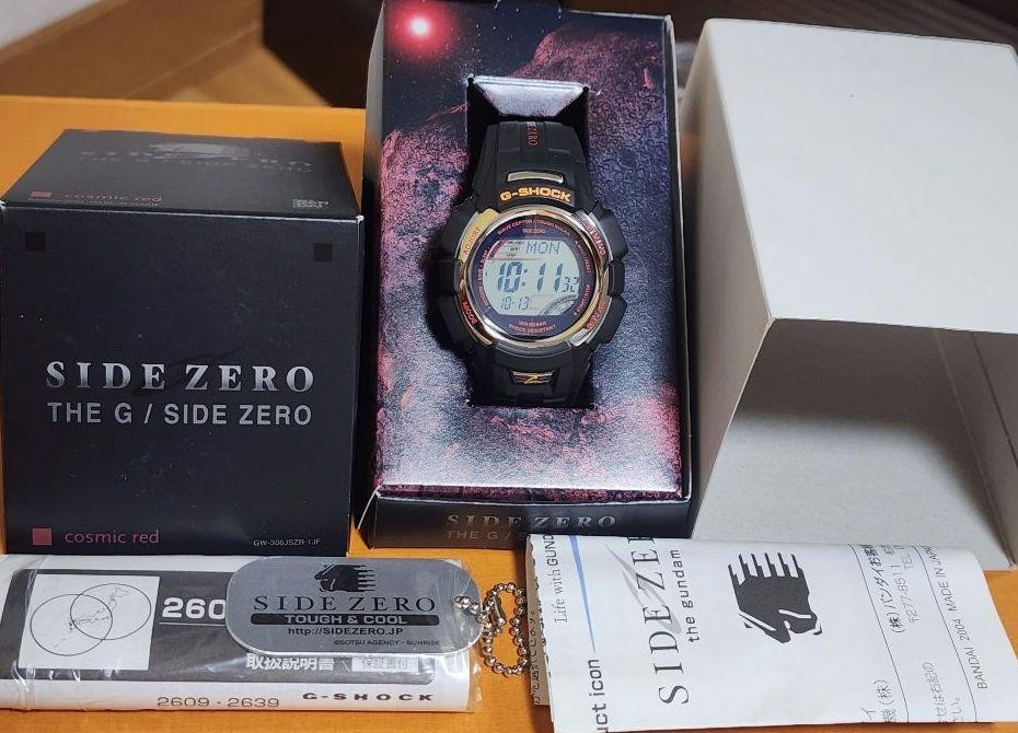 Casio G-SHOCK Gundam SIDE ZERO Collab Limited model GW-300JSZR-1JF Black [New]