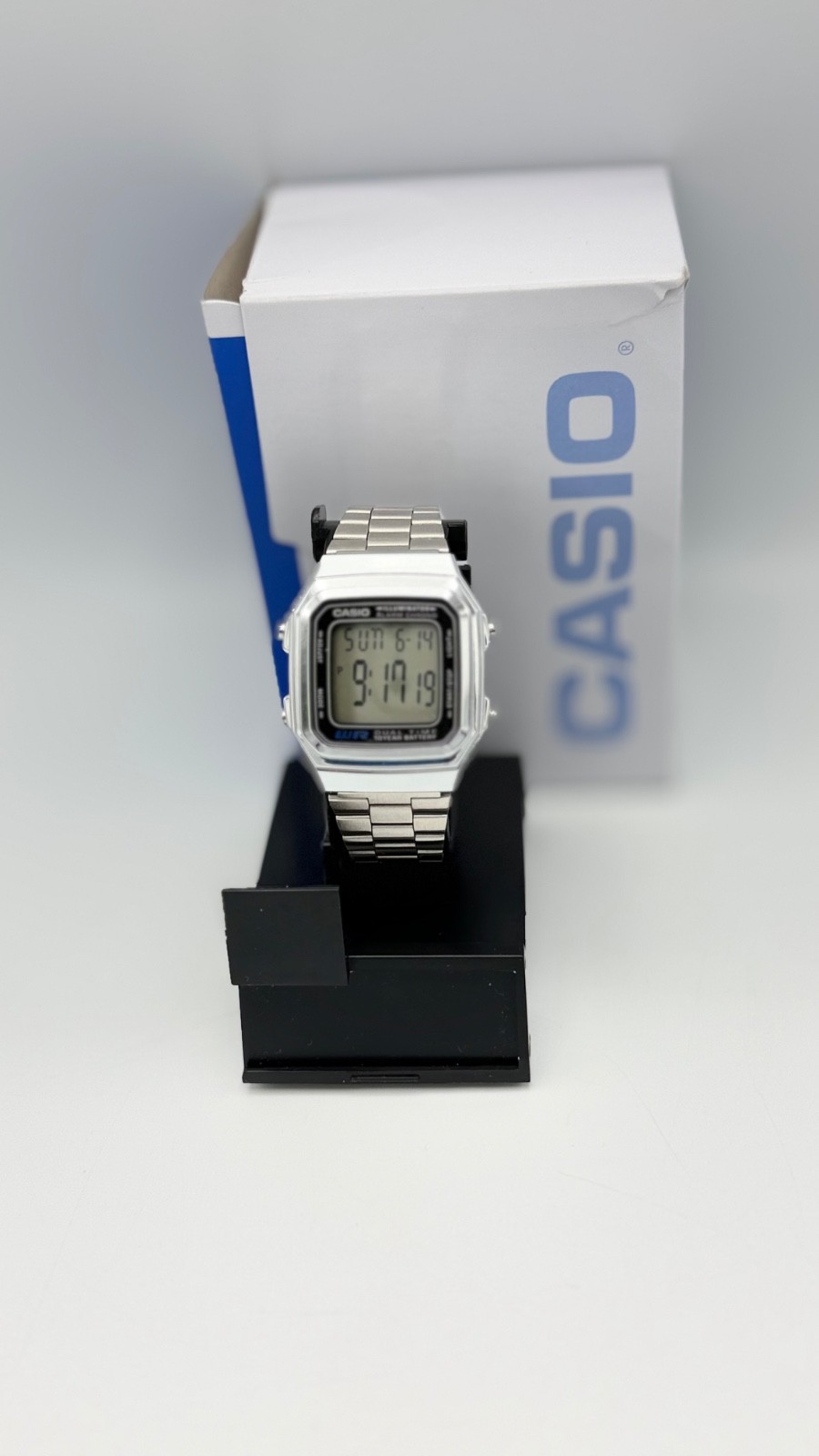 CASIO Illuminator 3234 A178W Dual Time Quartz Digital Men’s Watch working