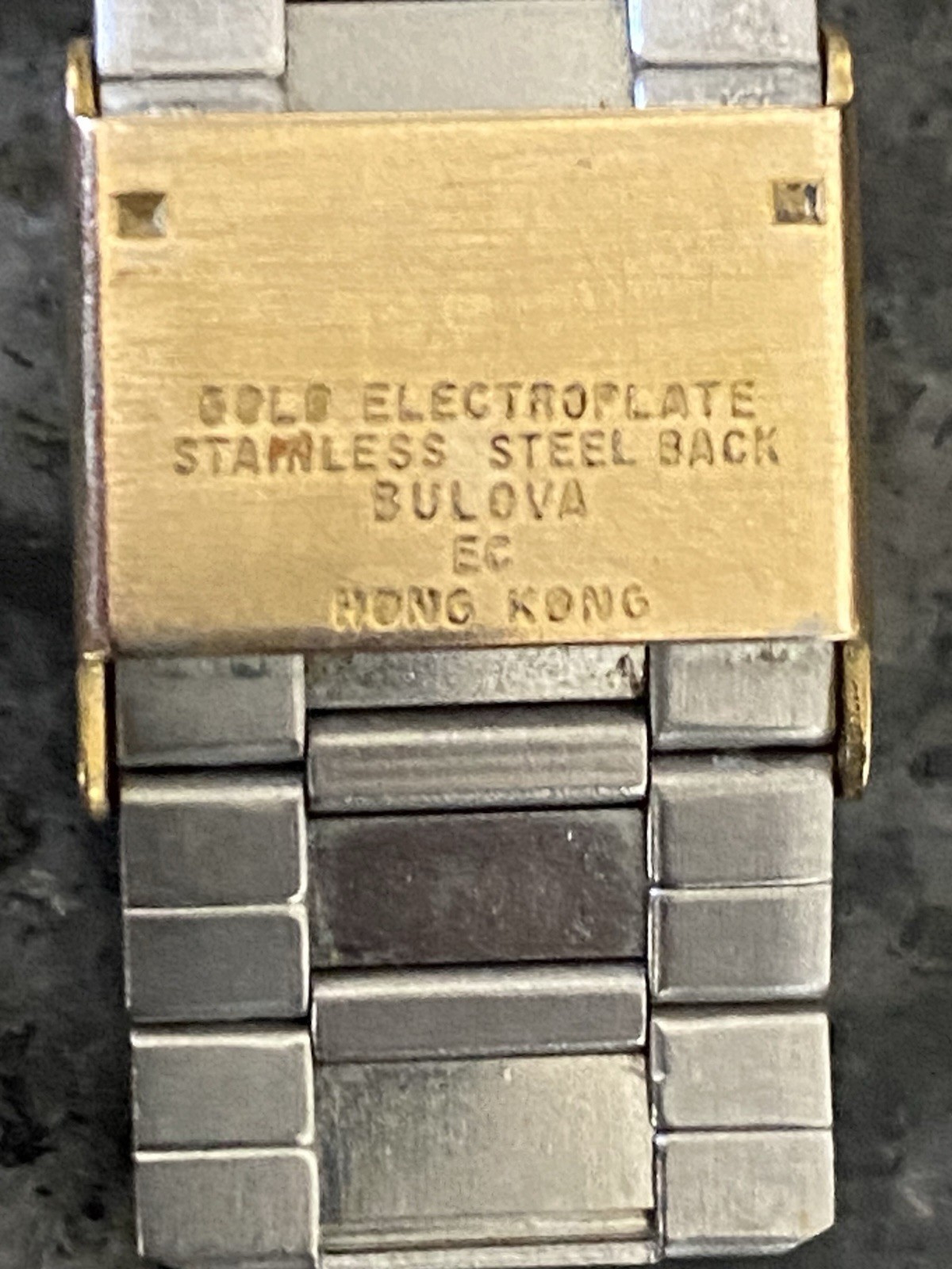 Rare vintage caravelle by bulova men’s watch COP6 Gold Plated Hong Kong⬇️Read D