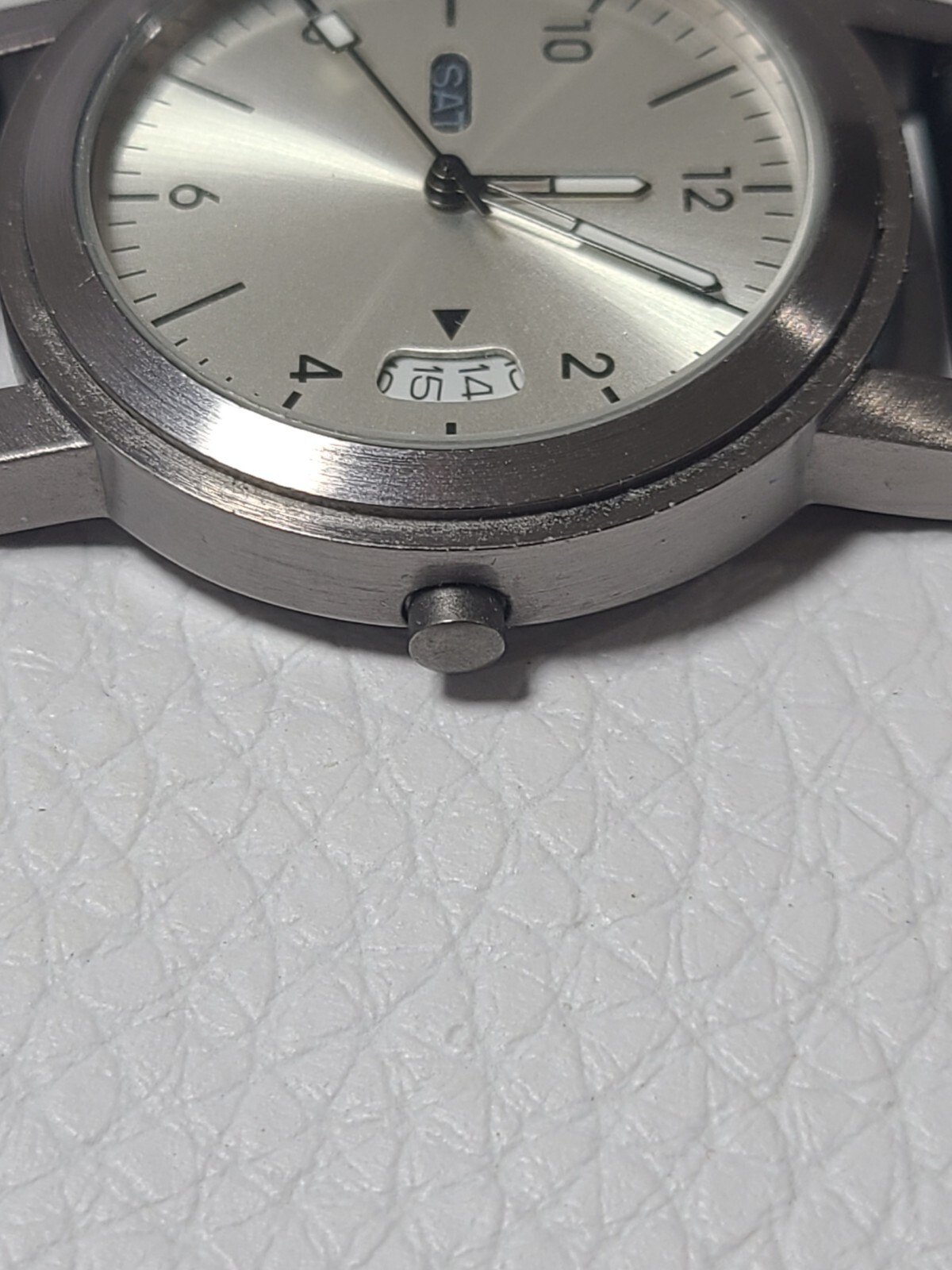 Lauder Pleasures For Men Watch Quartz Japan Movement Black Band BBA-26