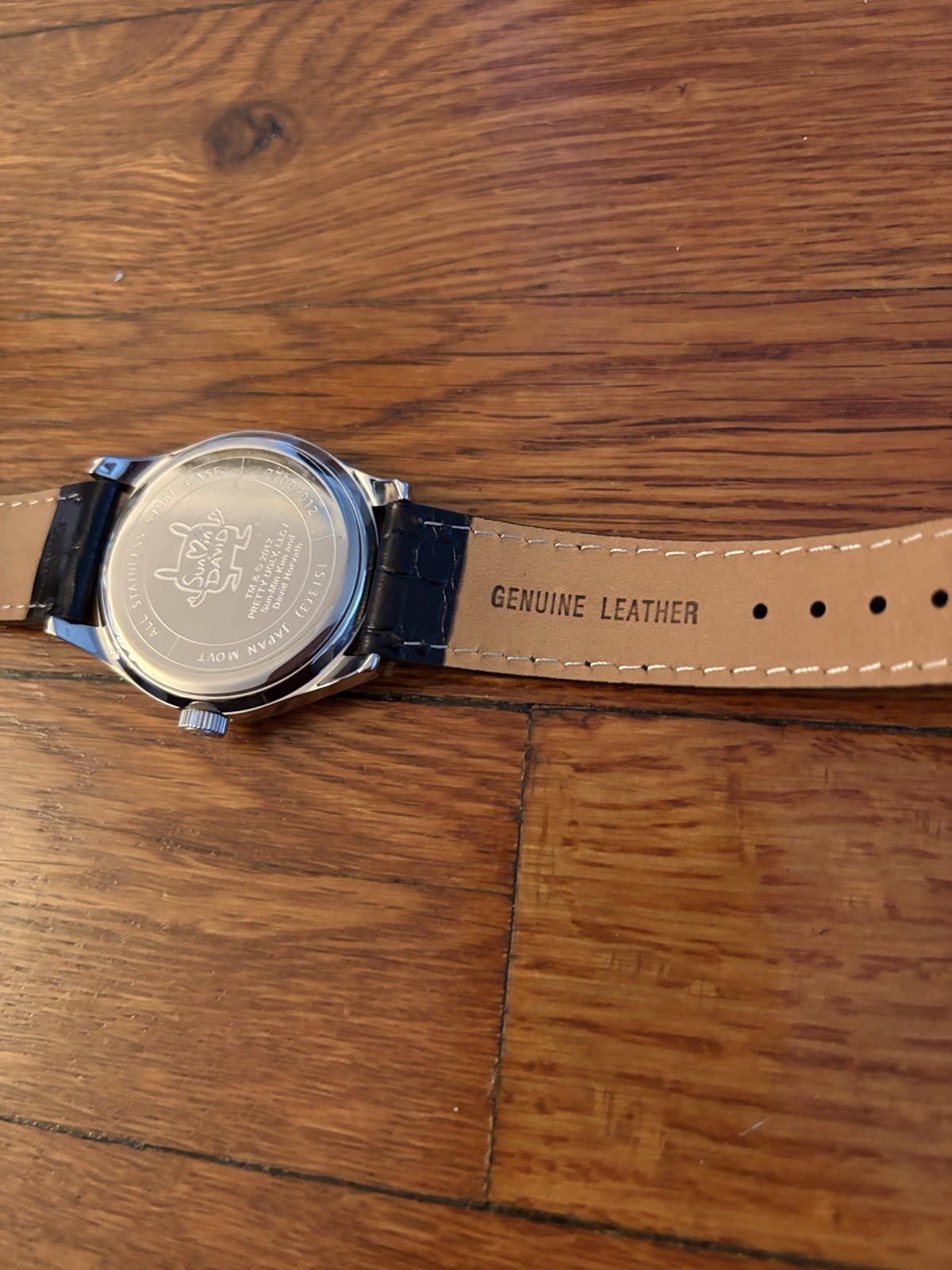 David Horvath Ugly Doll Icebat Watch With Leather Strap Designer Art Unisex