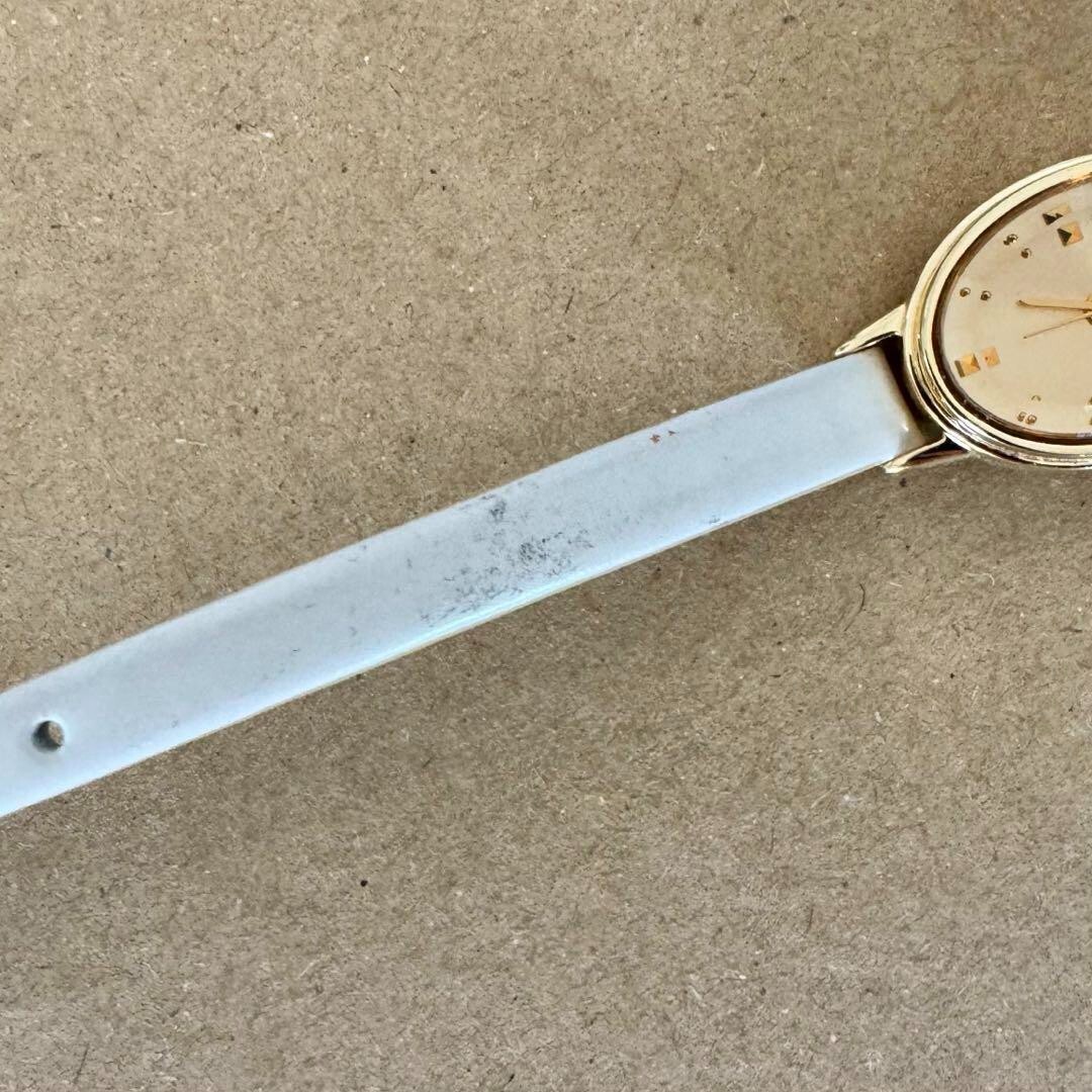 agete watch oval dial gold Used From Japan Check description