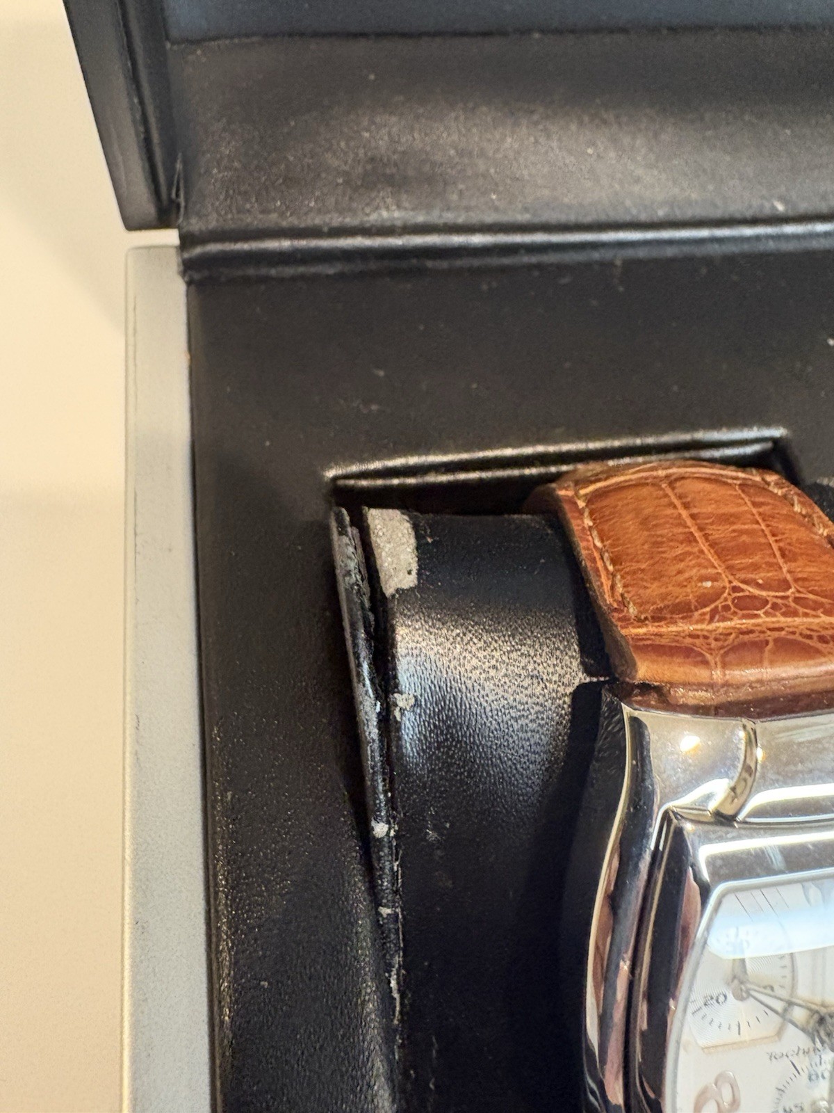 TECHNOMARINE watch SWISS TechnoSquare TSC99-1025P Chrono Alligator band Unisex