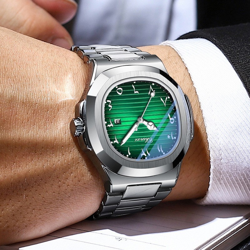 CHENXI Men Business Eastern Arabic Numerals Dial Luminous Calendar Quartz Watch