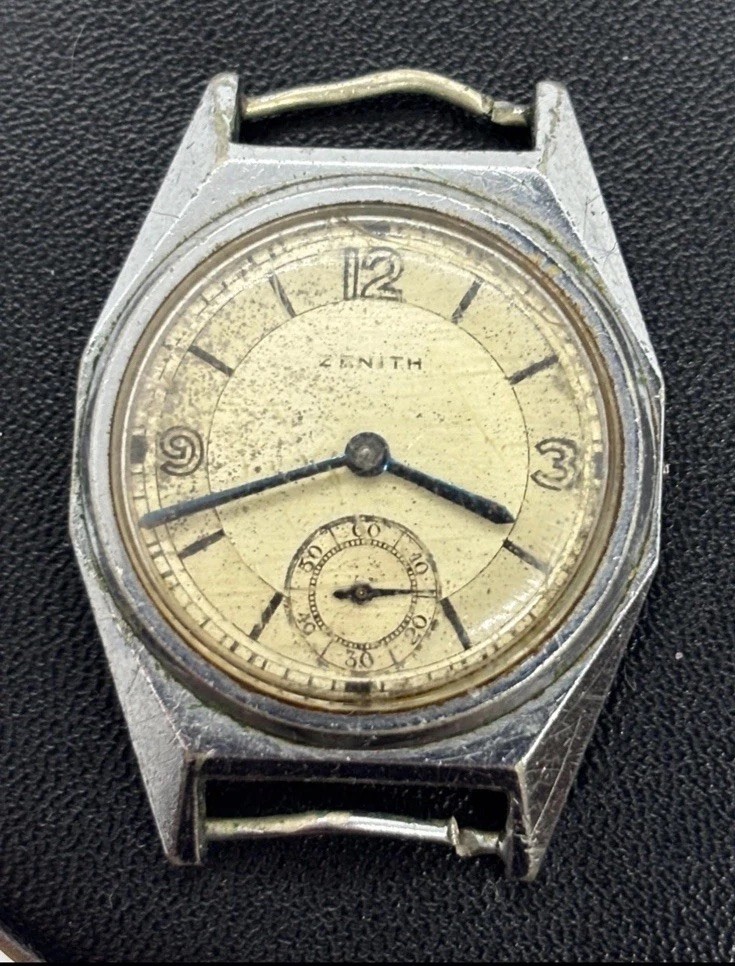 Zenith WW2 1930’s Pilot’s Wristwatch Octagonal Case ca 1937 (for renovation)