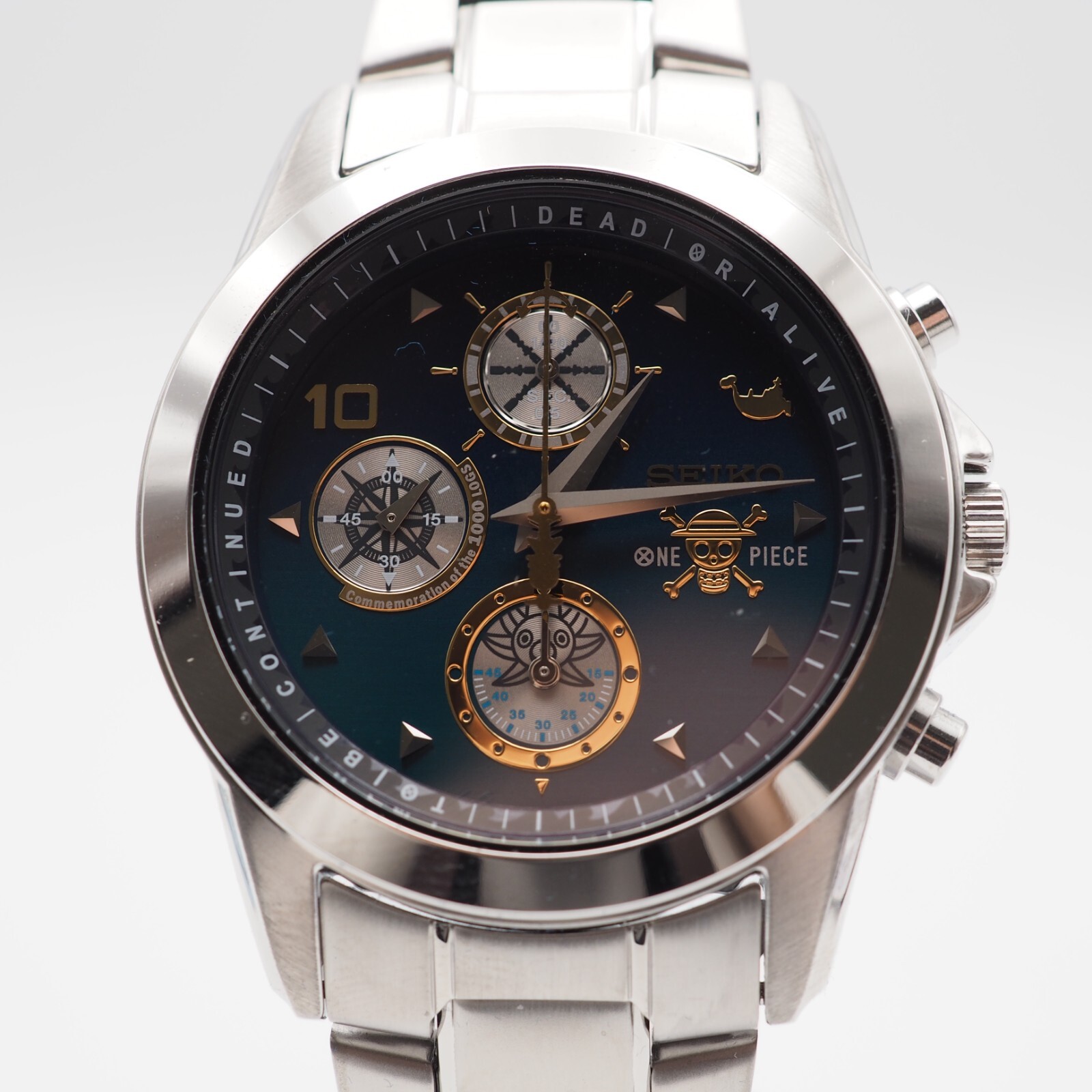 [N Mint w/Box Paper] Seiko ONE PIECE 1000 LOGS ANNIVERSARY Watch 1DayShip