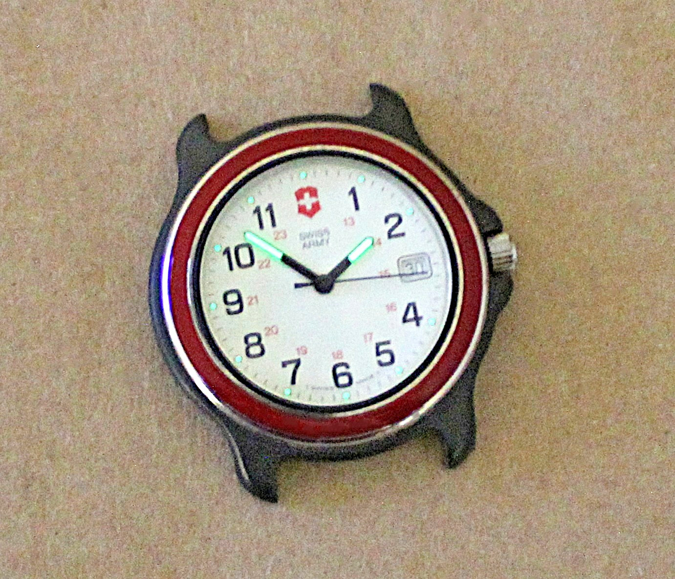 Swiss Army Brand Marlboro 38mm Watch Only (No Band) FOR PARTS ONLY (vtg 90’s)