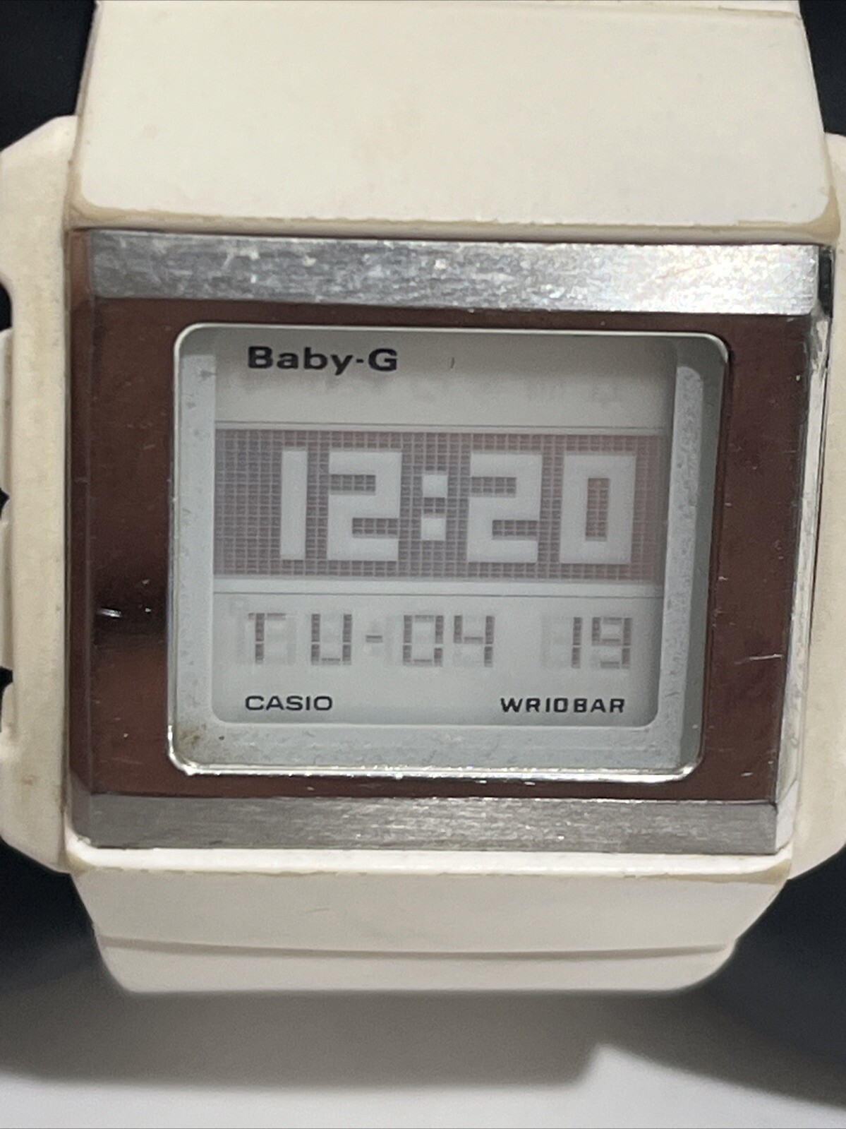 CASIO Baby-G 3085 BG-2001 Square Water Resistant 10bar Wristwatch W/New Battery