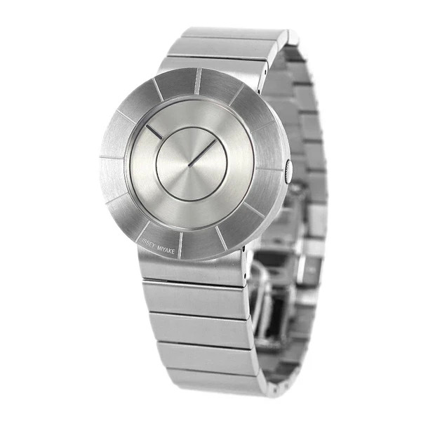 ISSEY MIYAKE NY0N001 Silver Men Watch Bracelet Type New in Box from Japan🔥