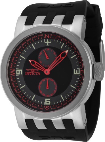 Invicta Men’s 44224 DNA Quartz Multifunction Black, Grey, Red Dial Watch