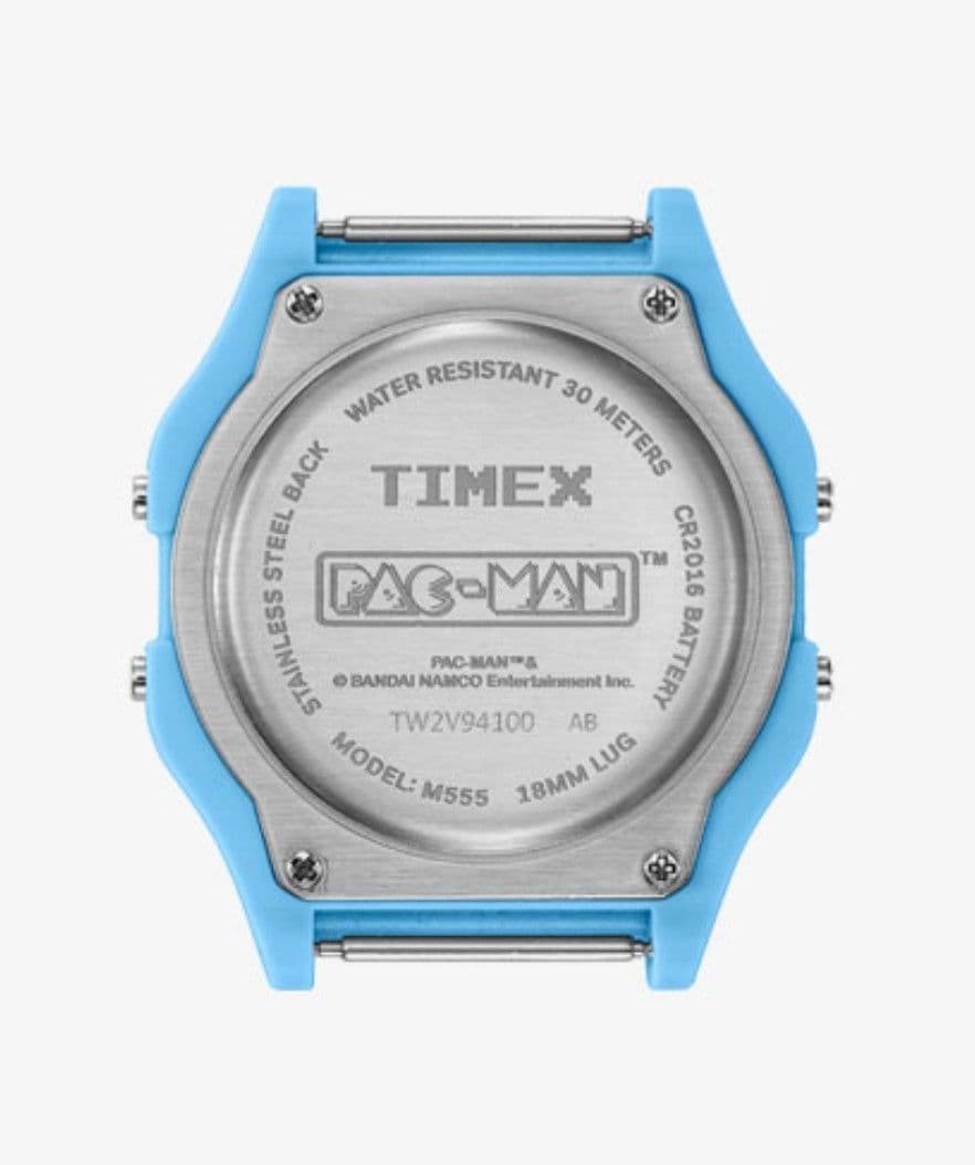 Pacman x Niki x Timex Classic Digital Watch Sky Blue/Black 34mm Used