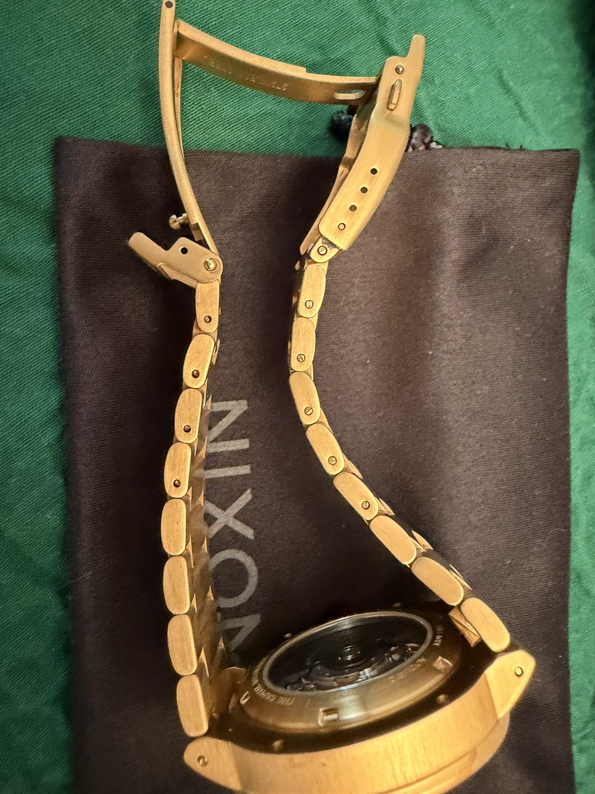 Nixon – The Capital Automatic Watch – Gold – Excellent Condition – Rare