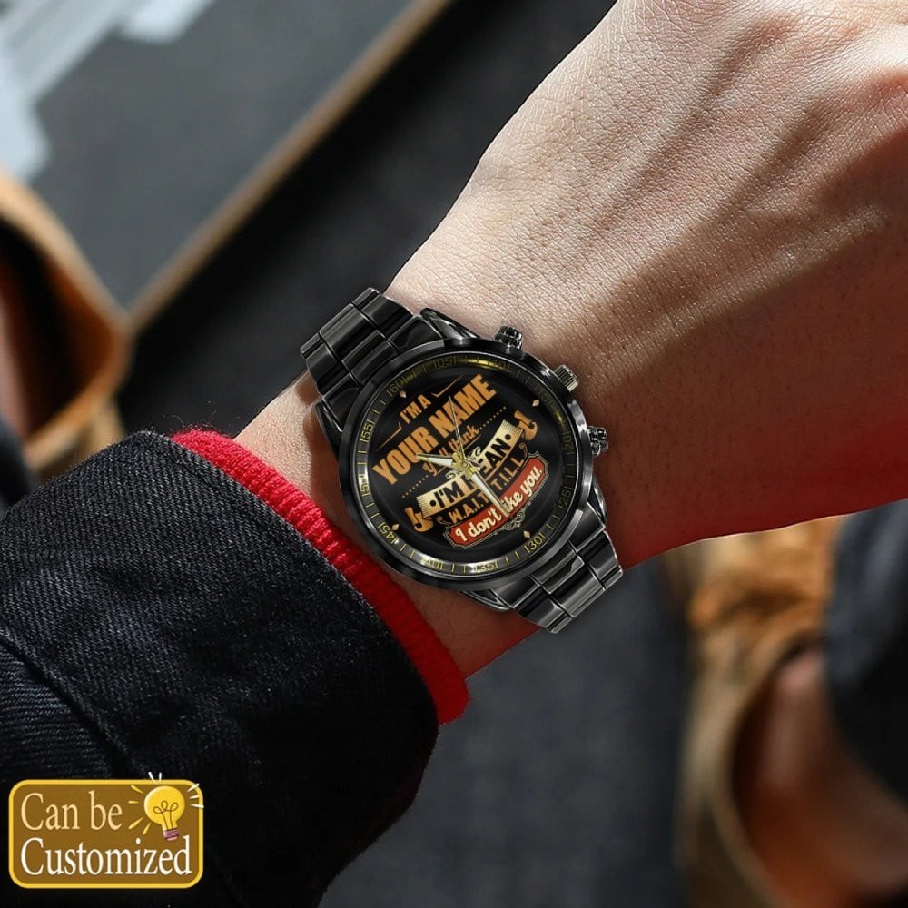 Custom name watch _personalized gift for lovers
