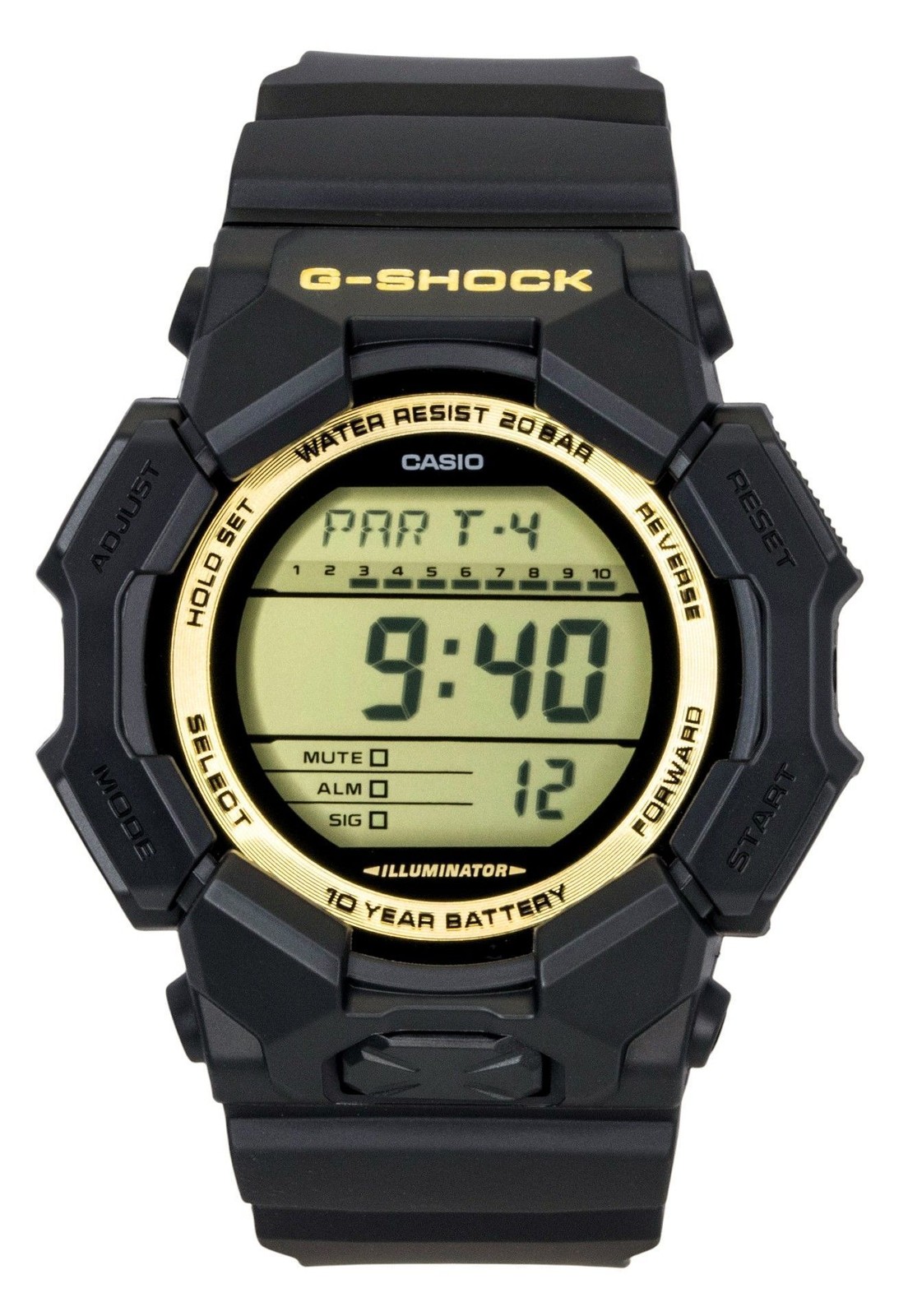 Casio G-Shock Bio-Based Resin Strap Digital Quartz 200M Men’s Watch GD-010GB-1A9