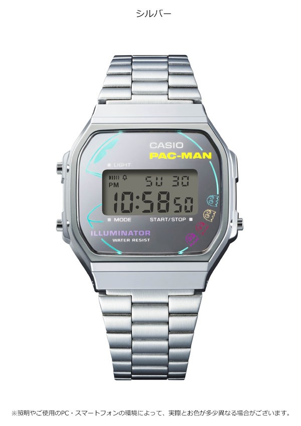 Casio Classic × Pac-man Collaboration Model A168WEPC-7AJR Digital Watch New