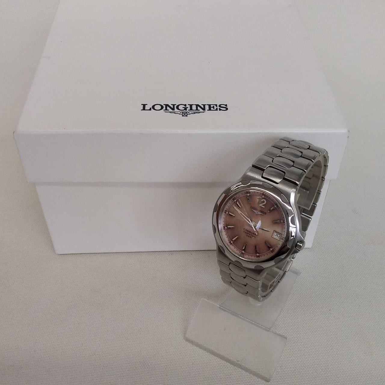 [B1N] Longines Conquest Perpetual V.H.P L1.639.4 Titanium Quartz Men [g4n]