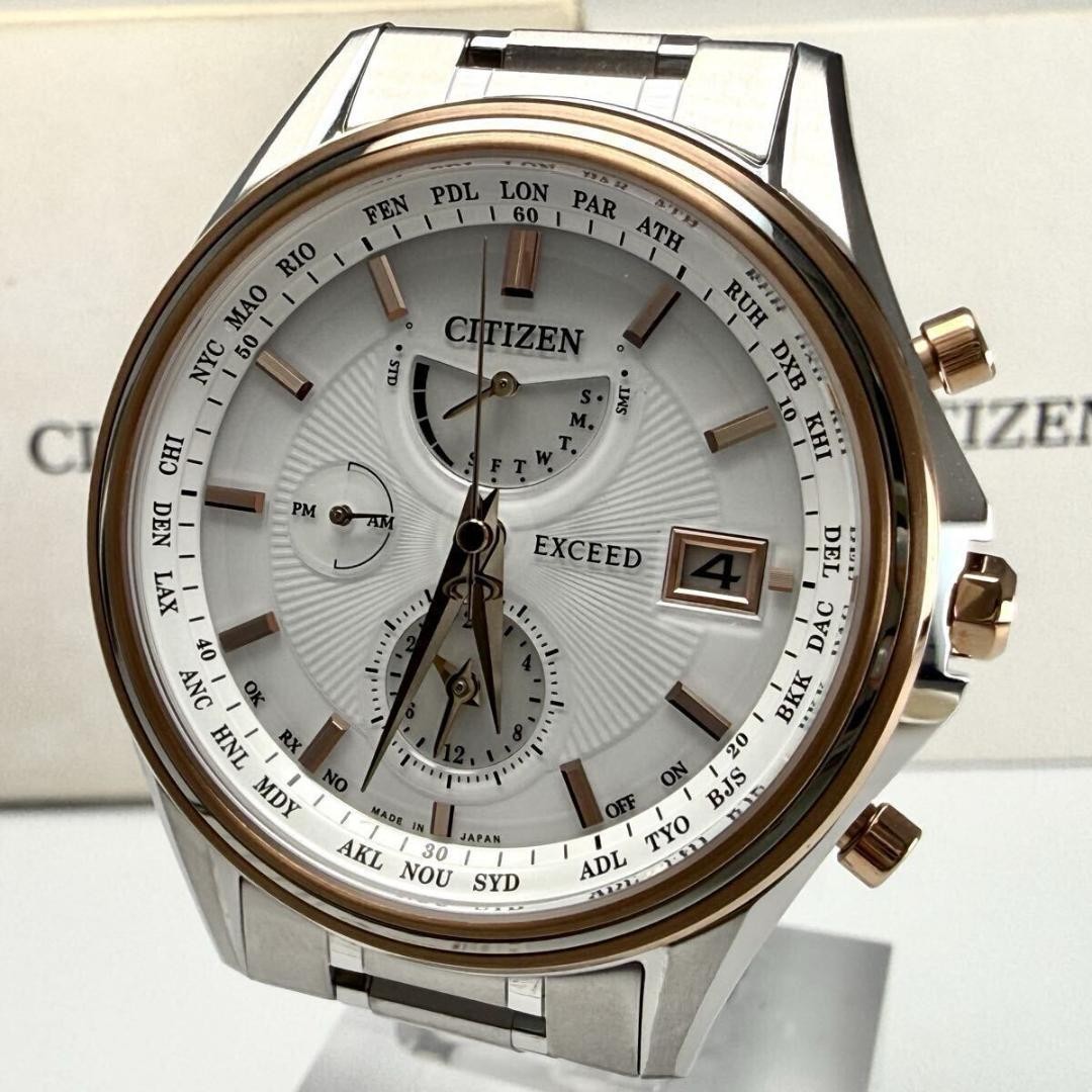 Citizen Exceed H820-000F902 Eco-Drive World Time Watch