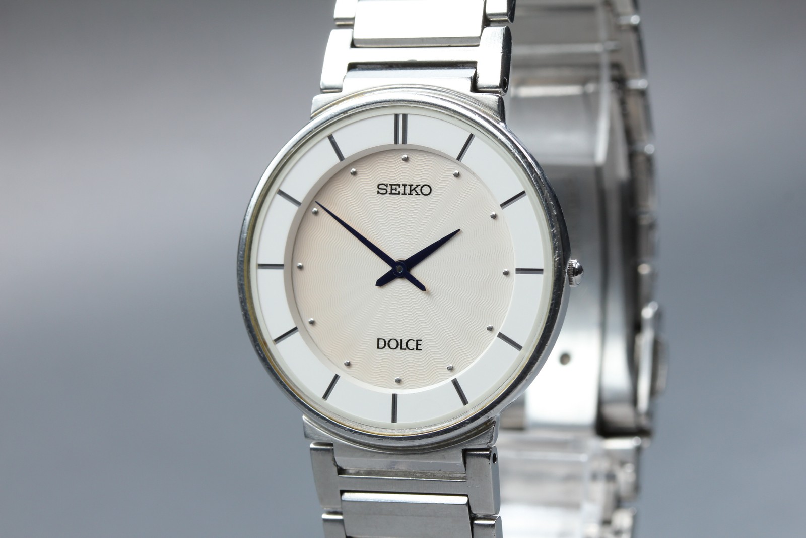 Vintage [Near Mint] SEIKO Dolce 4J40-0AC0 Two Tone White dial 32mm Men’s Watch