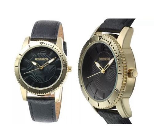 NEW Rousseau Veress Ladies Stylish BLACK Watch (MSRP $550.00) – FREE SHIPPING