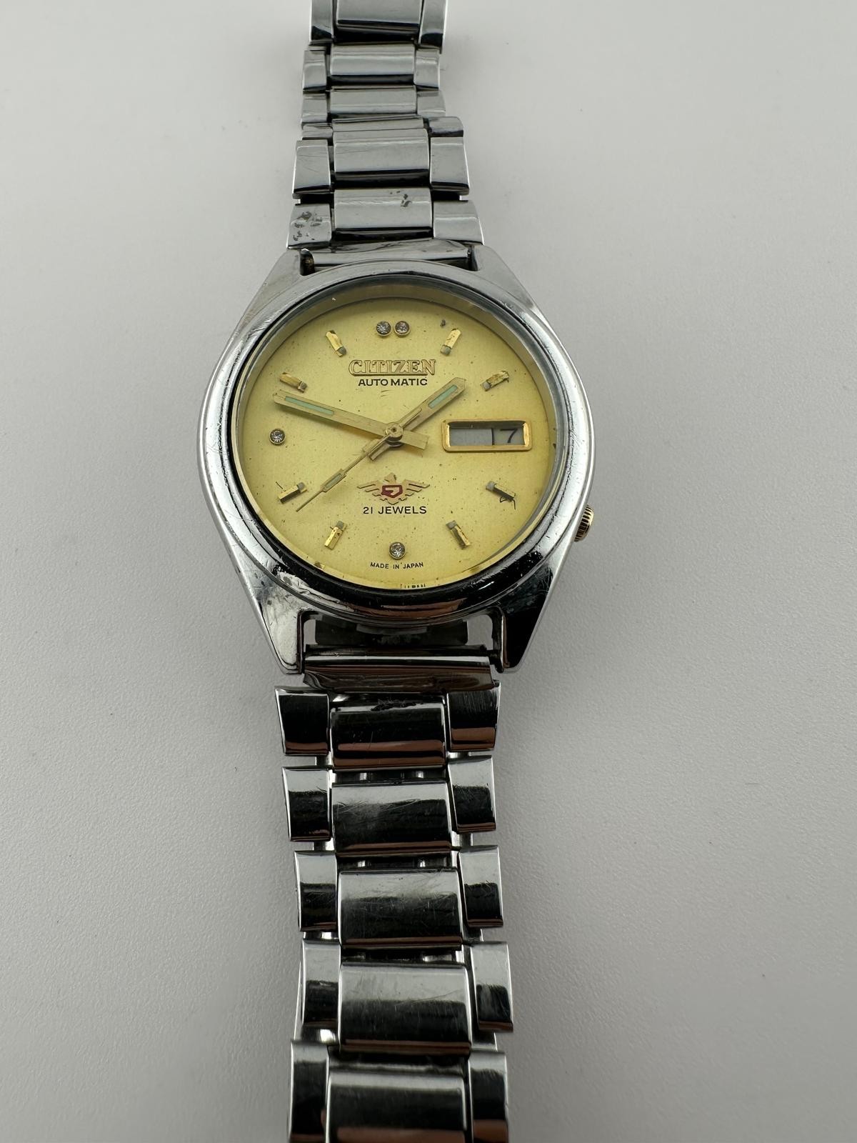 Rare Authentic Vintage CITIZEN Date/Date Men Automatic Watch, JAPAN MADE