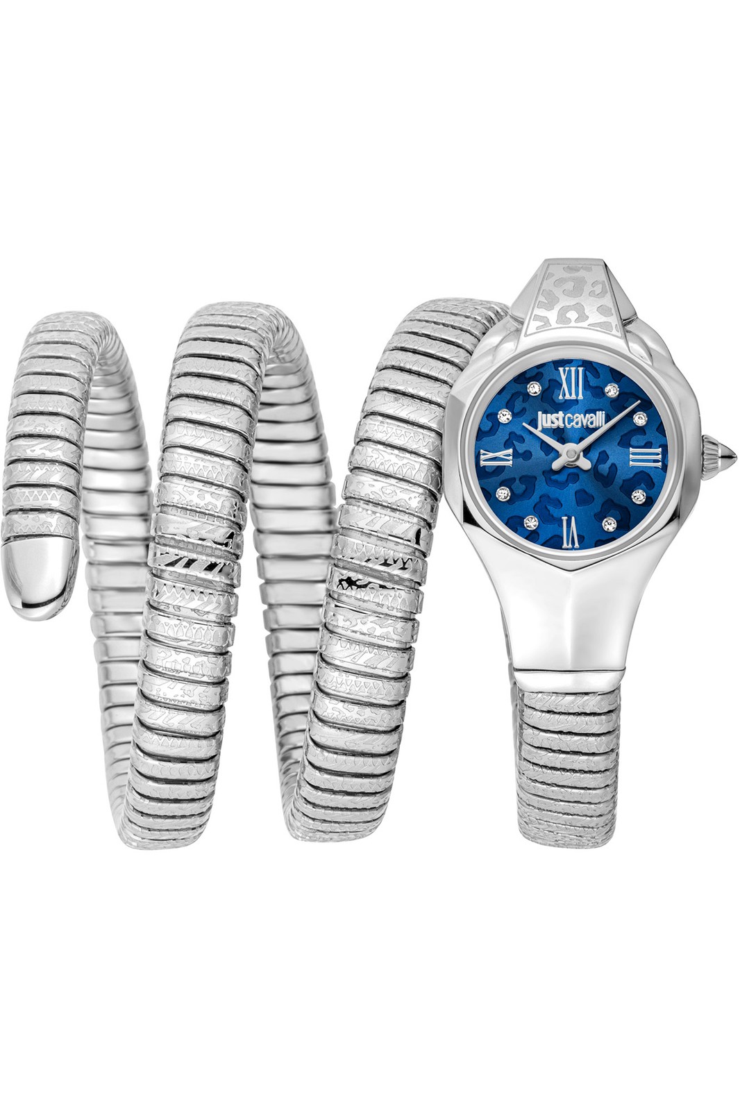 Just Cavalli Women’s JC1L271M0015 Signature Snake 22mm Quartz Watch