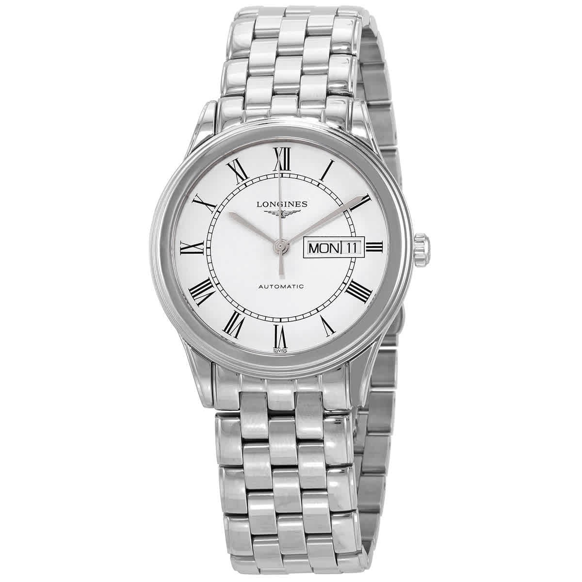 Longines Flagship Automatic White Matt Dial Men’s Watch L4.899.4.21.6