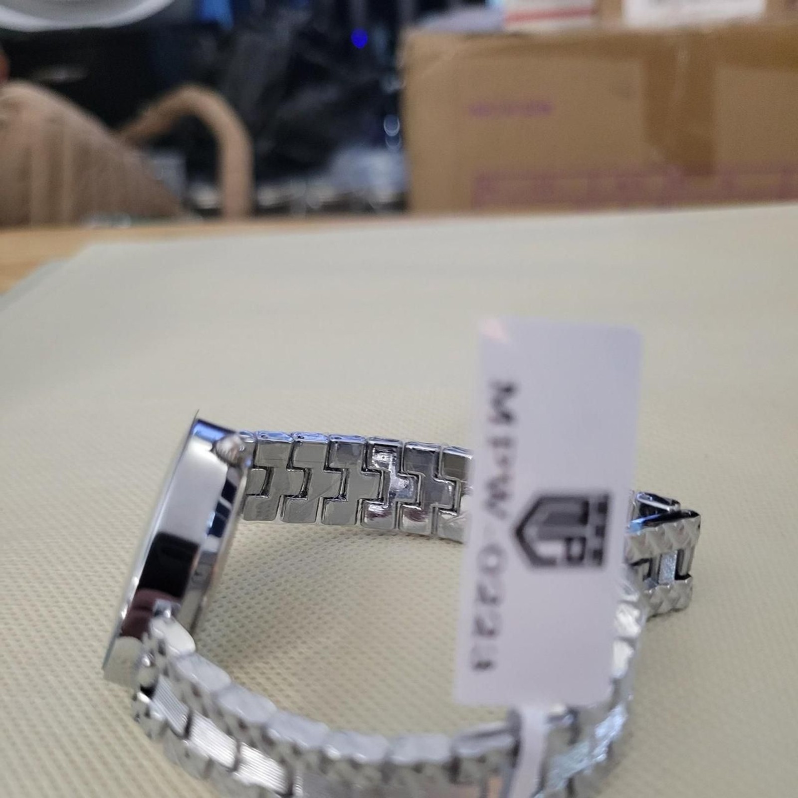 No-brand Women’s Pink and Silver Watch