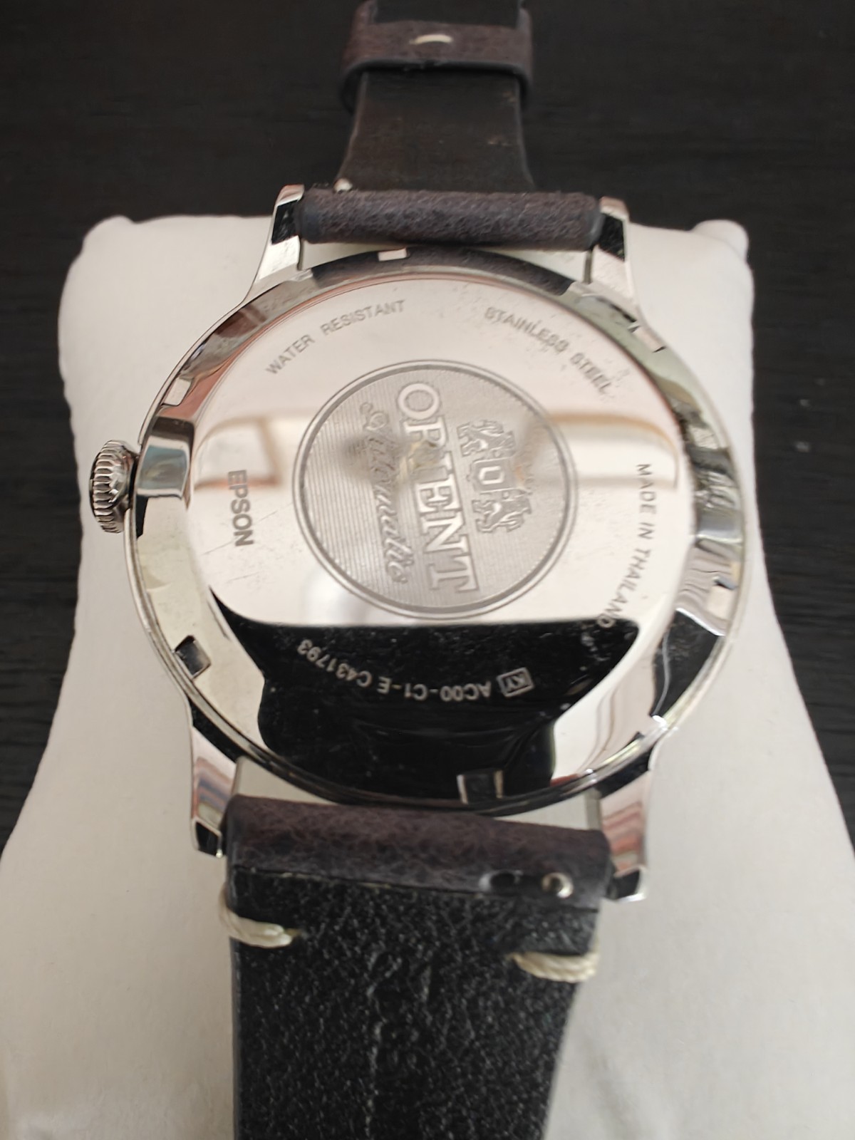 ​Orient Bambino Gen 2 Ver 2 Cream Dial Blue Hands Automatic Box & Extra Strap