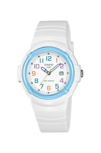 Casio LX-800H-7A2JF Women’s Quartz Watch White Blue Biomass Plastic Band New