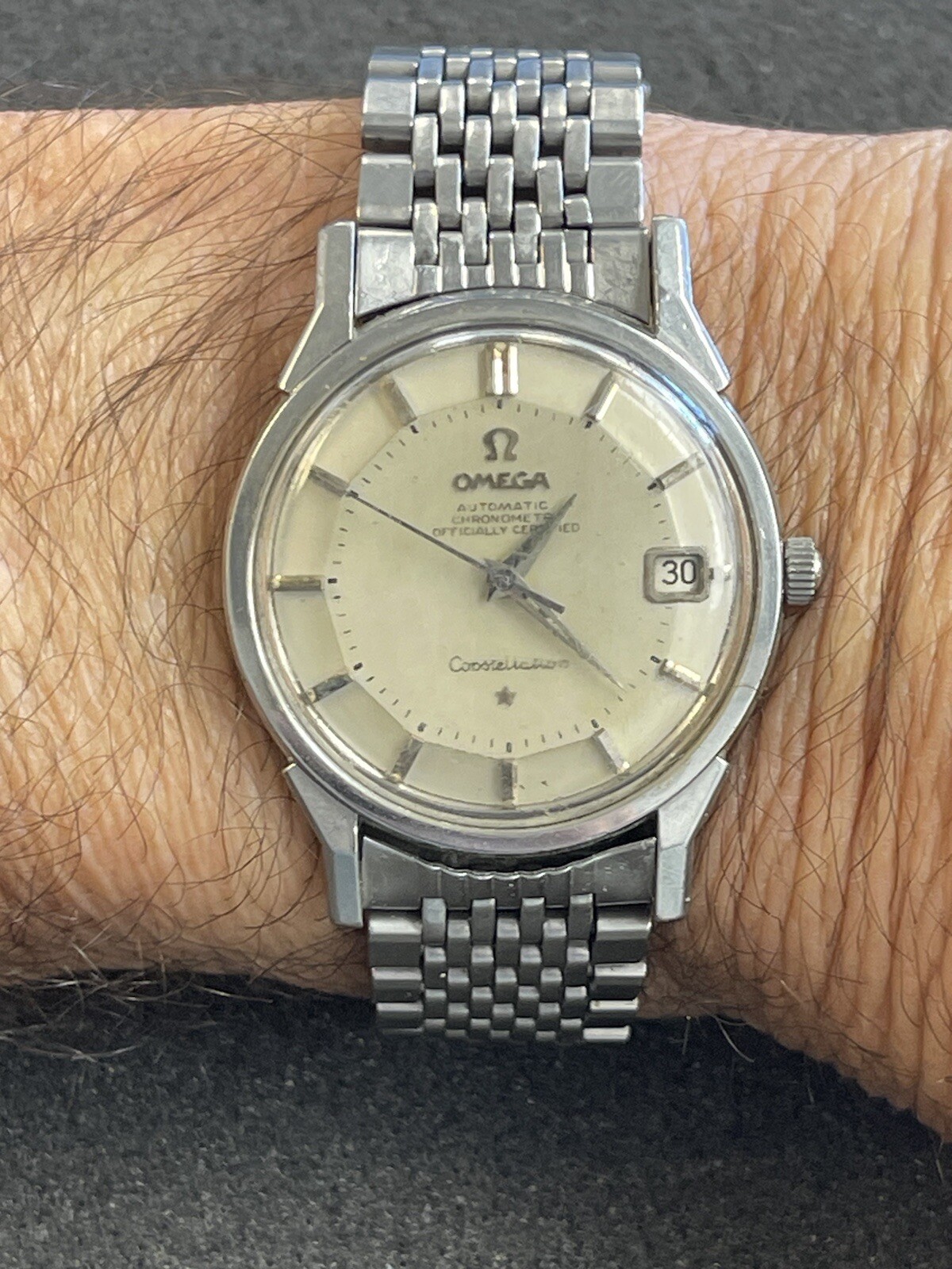 1964 Omega Constellation Cal. 561 Pie Pan Watch..TJ636