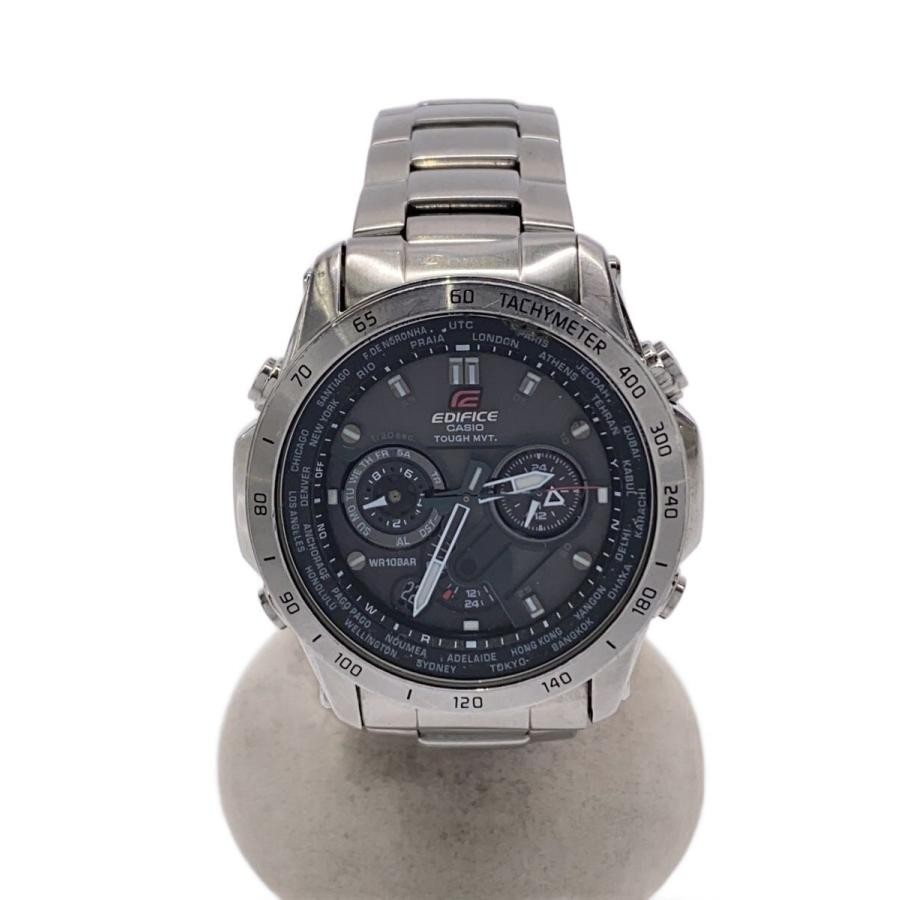 CASIO EDIFICE Case Size 4.8 ×4.5cm Wrist Size 18.5cm Used Watch #711161