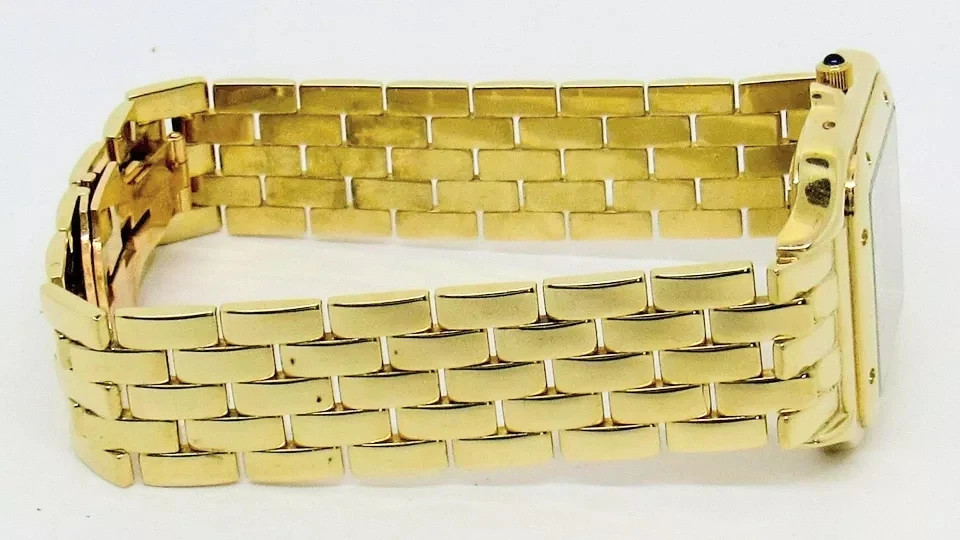 14K Yellow Gold 28mm Quartz Ladies Watch W/ Hidden Butterfly Clasp Very Good!!!!