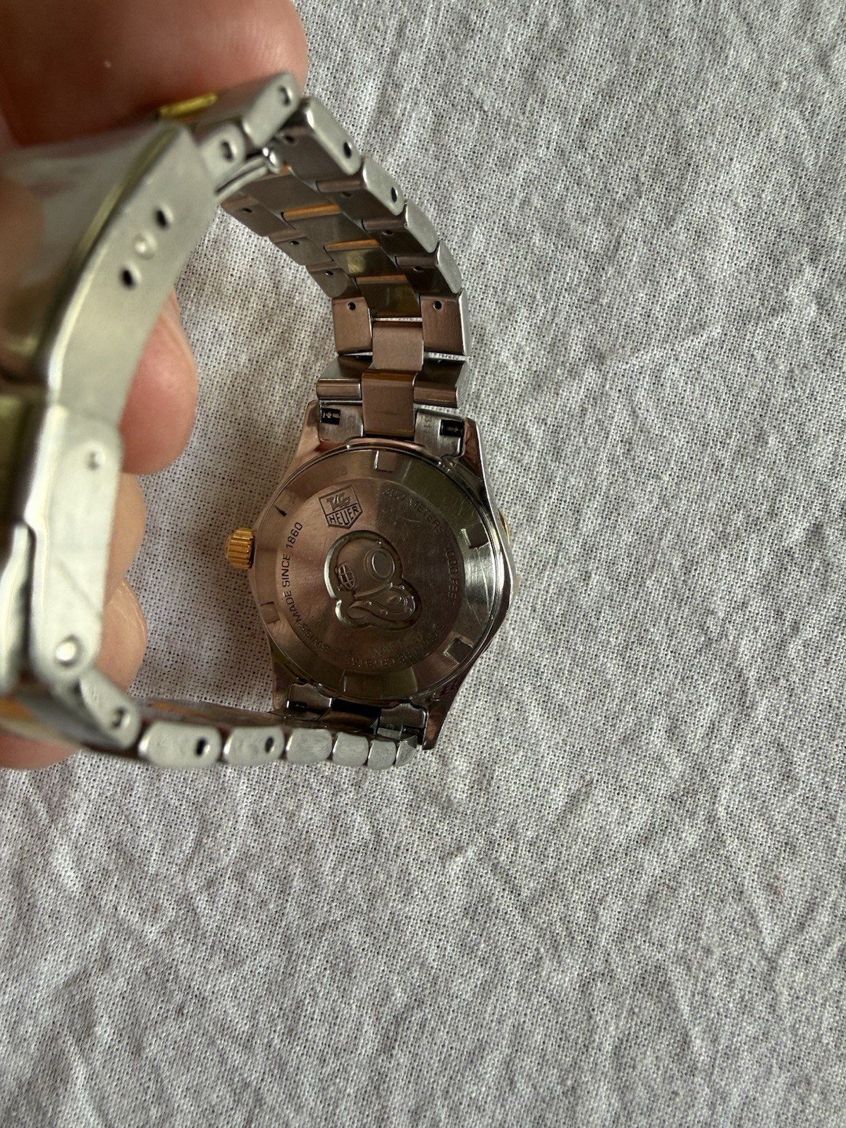 TAG Heuer Aquaracer Women’s Two-Tone Diamond Bezel Mother of Pearl Watch