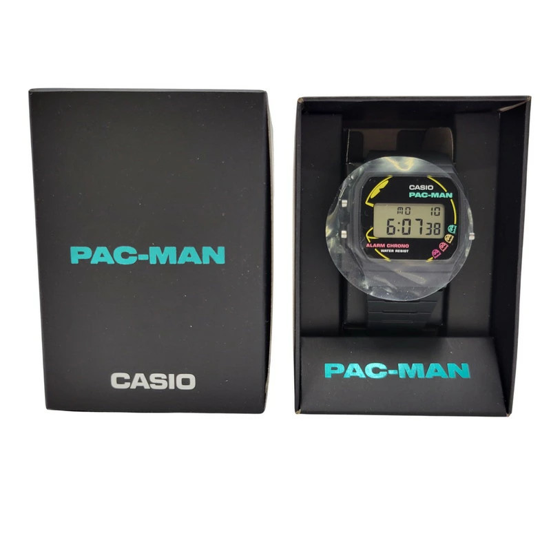 CASIO x PAC-MAN DIGITAL QUARTZ F-91WPC-1ADR Digital Quartz Watch