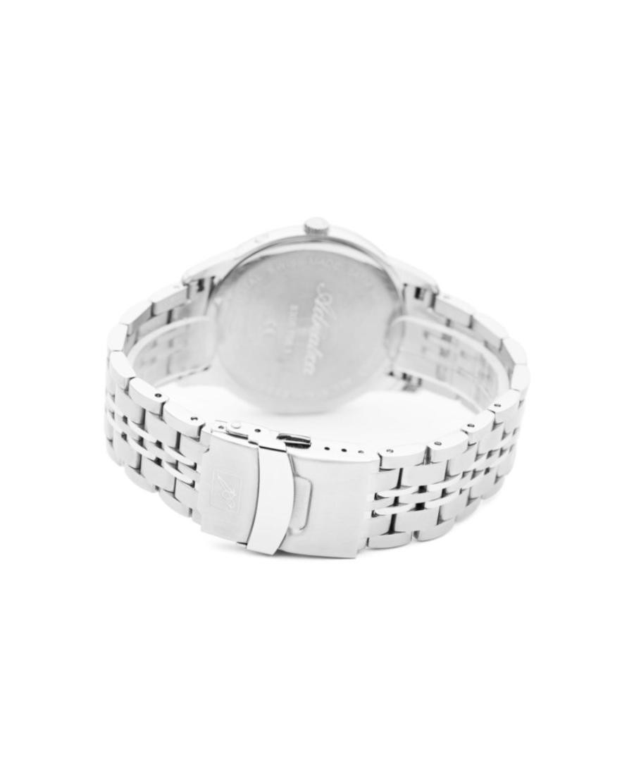 ADRIATICA Men Quartz Casual Watch Classic Dress Silver Dial Waterproof Swiss