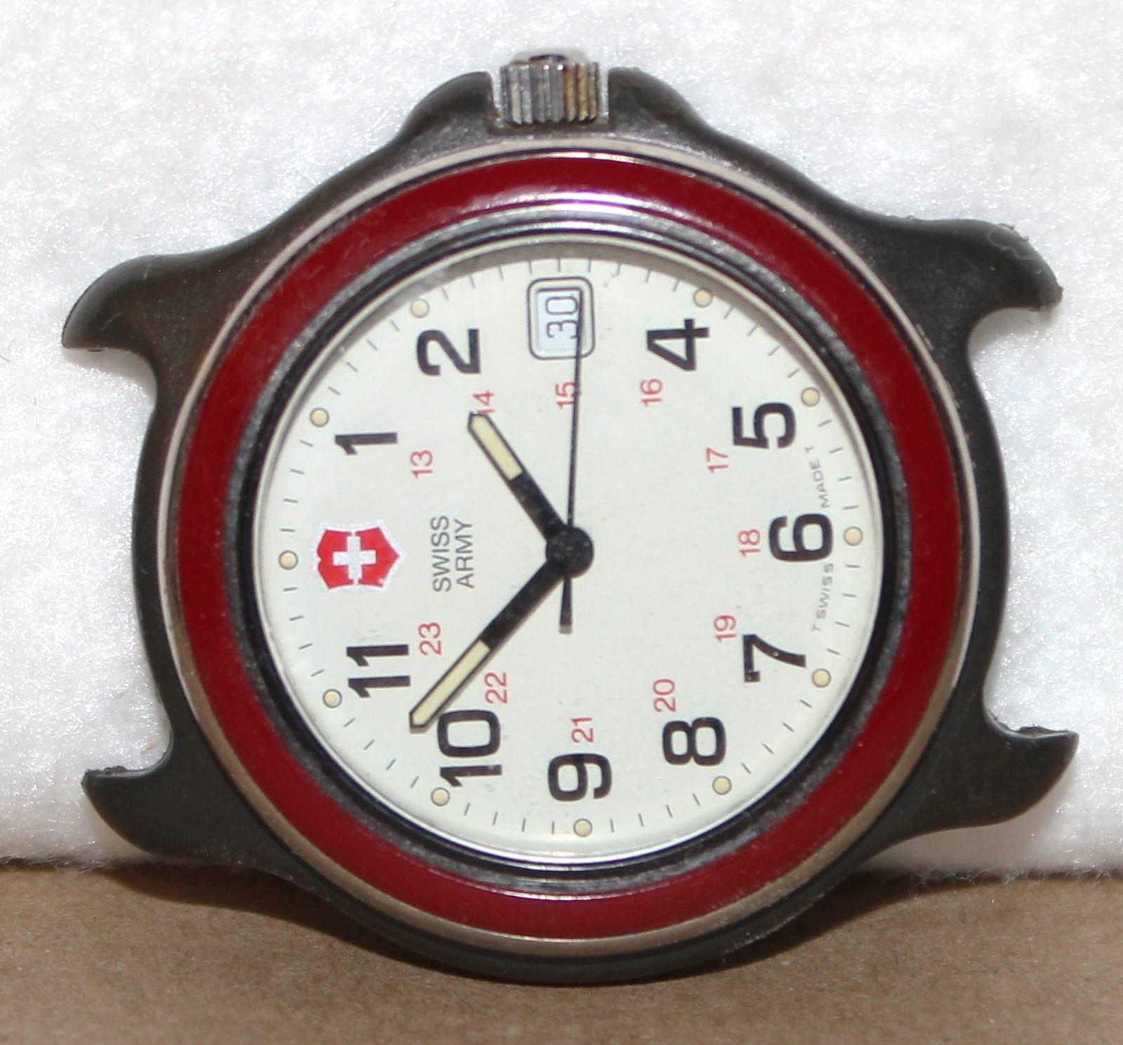 Swiss Army Brand Marlboro 38mm Watch Only (No Band) FOR PARTS ONLY (vtg 90’s)
