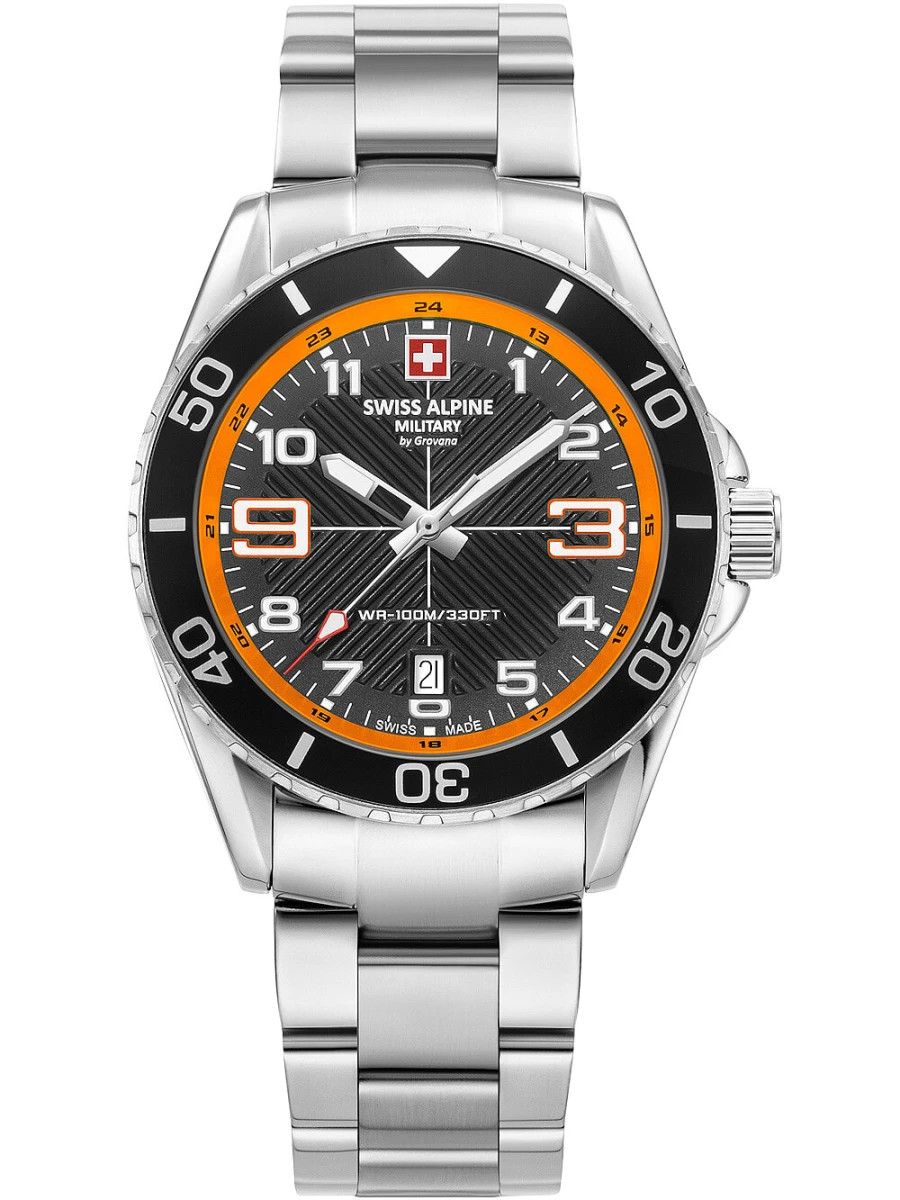 Swiss Alpine Military Black Dial Men’s Watch Swiss Made 7029.1139