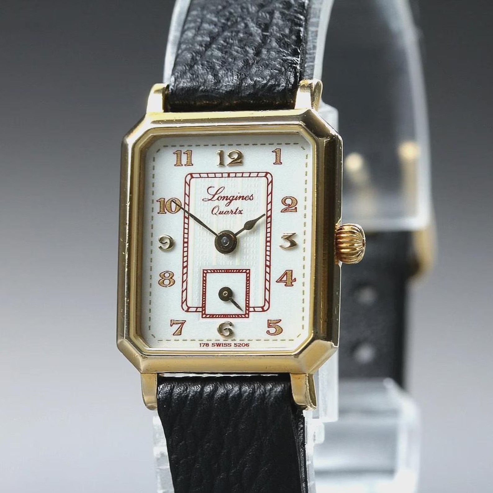 [Exc+5] Longines 178 5206 20mm Small Seconds Gold Qz Women’s Watch From Japan