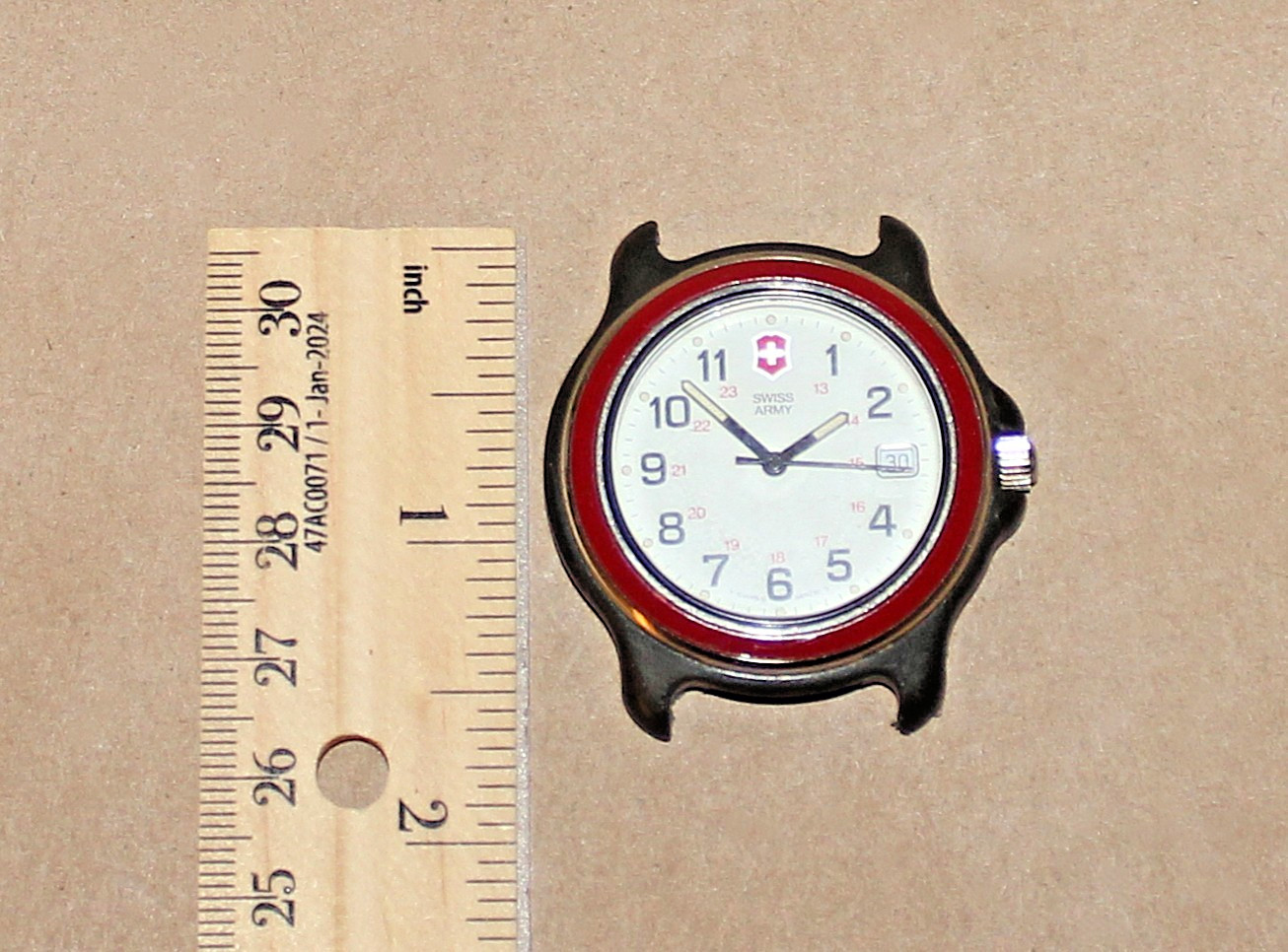 Swiss Army Brand Marlboro 38mm Watch Only (No Band) FOR PARTS ONLY (vtg 90’s)