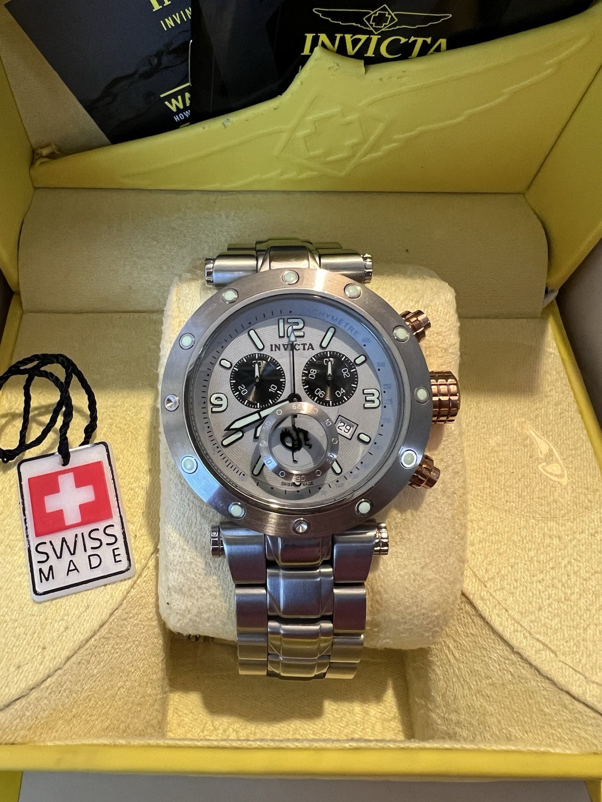 Invicta Subaqua 1 Gen 1 Reserve Model 5200 Swiss Made ETA Movement Rare