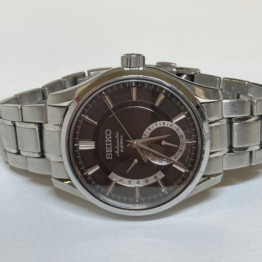 SEIKO 6R27-00A0 29 Jewels Automatic Men’s Watch 18.5cm Used