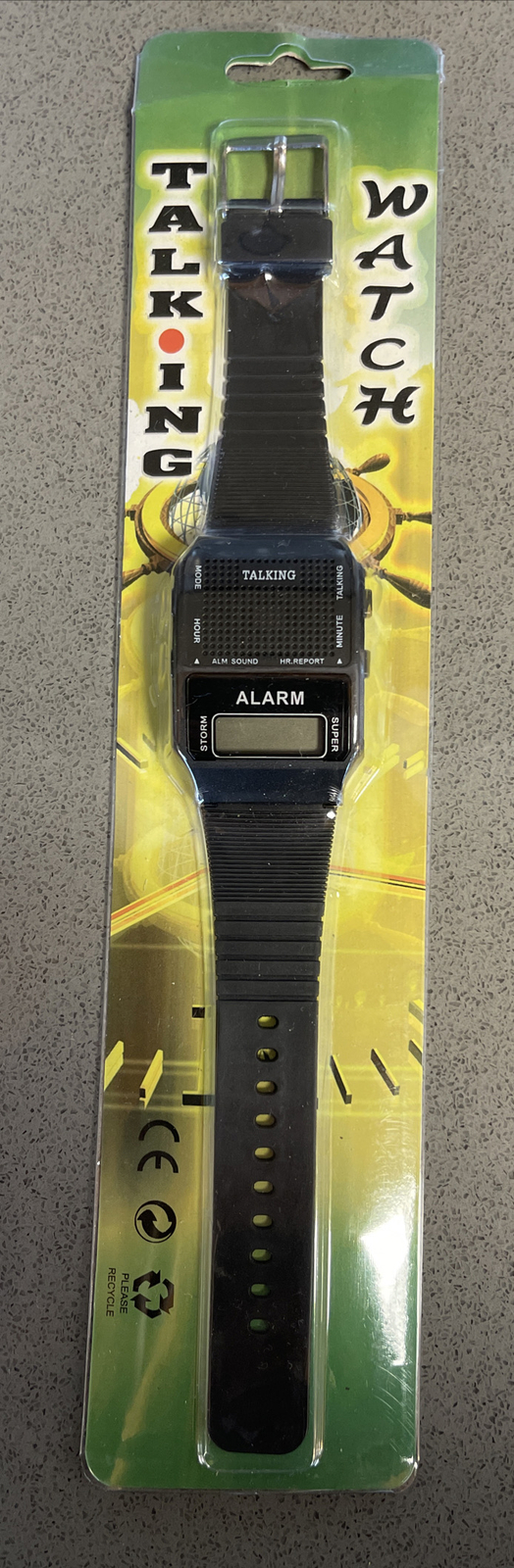 Vintage NOS Talking Wrist Watch No Brand