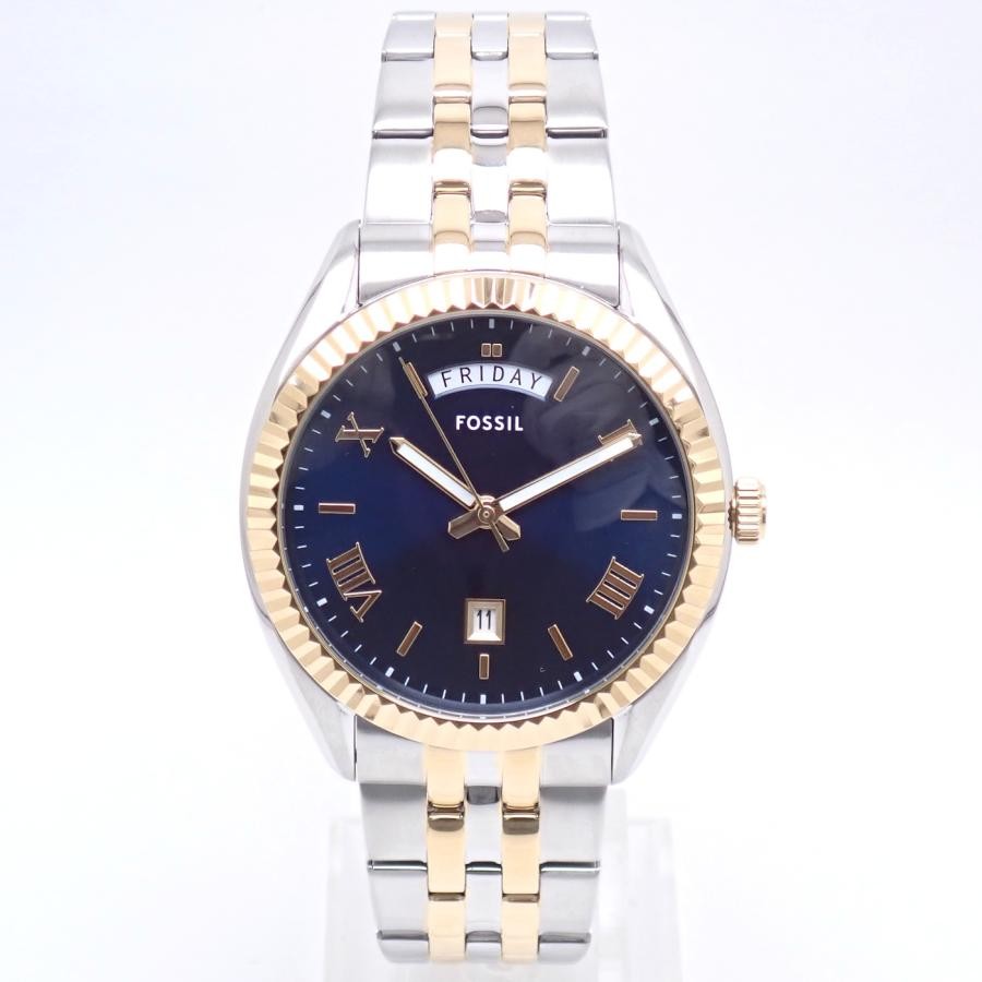 Fossil Campbell Quartz Mens Two Tone Watch 42mm Ref FS6141 wrist 21cm